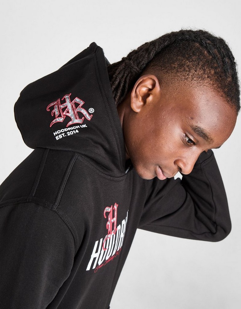 Дитячі кофти HOODRICH КОФТА З КАПЮШОНОМ ETERNO OH BLK/RD HJ-0324-0269 Чорний