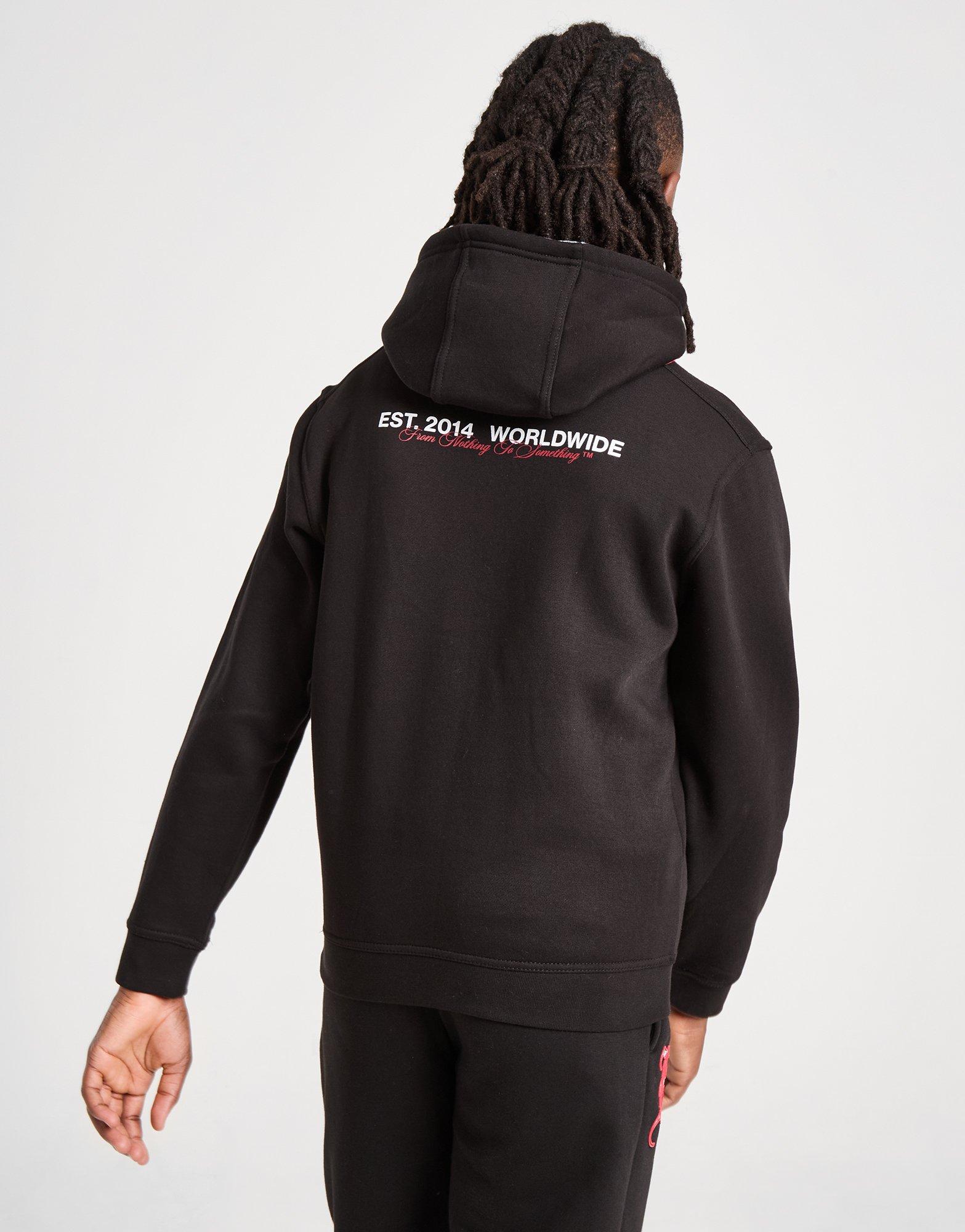 Gyerek pulóver HOODRICH PULÓVER KAPUCNIS ETERNO OH BLK/RD HJ-0324-0269 Fekete