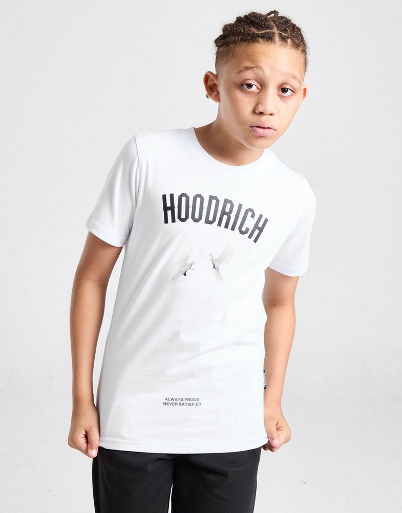 Gyerek póló HOODRICH PÓLÓ FLIGHT TEE WHT/BLK