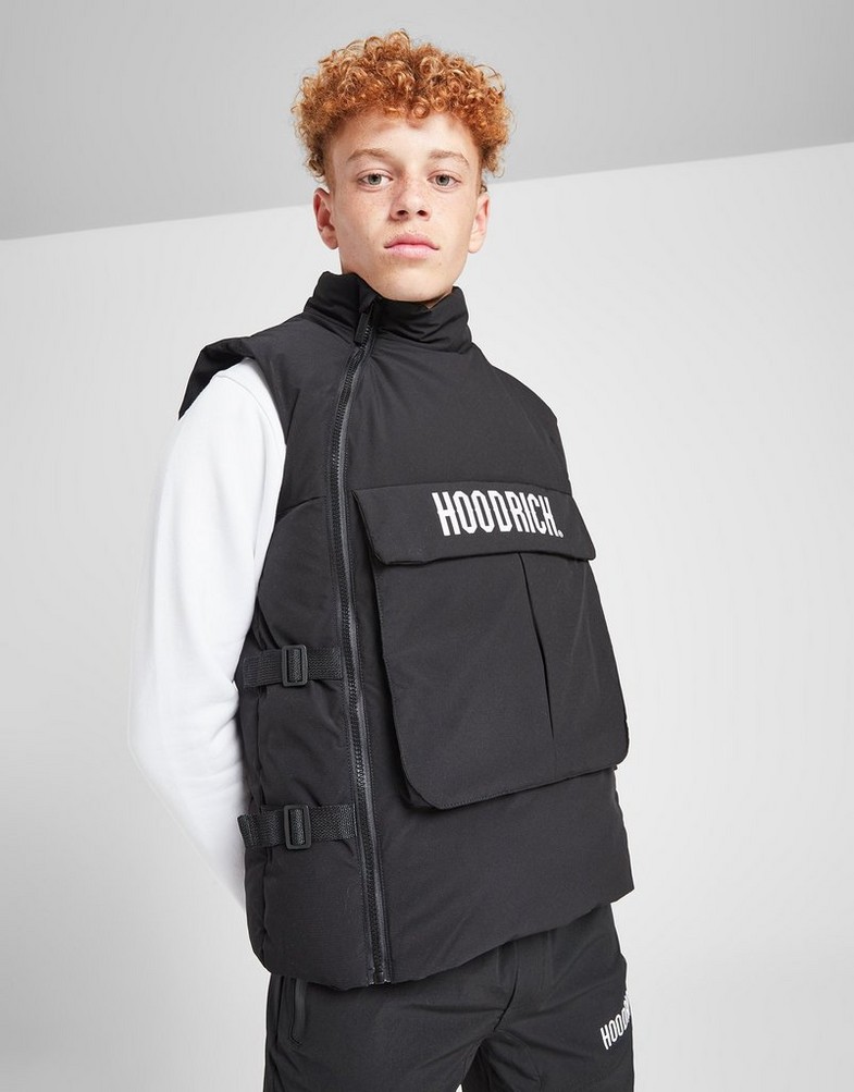 Detská vesta HOODRICH VESTA OBSERVE2 GILET BLK HJ-0324-0007 Černá