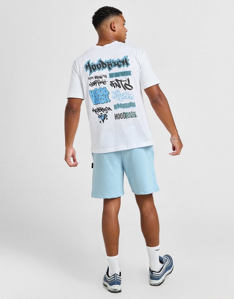 Чоловічі футболки HOODRICH ФУТБОЛКА GRAFFITI TEE WHT HR-0324-0412 Білий