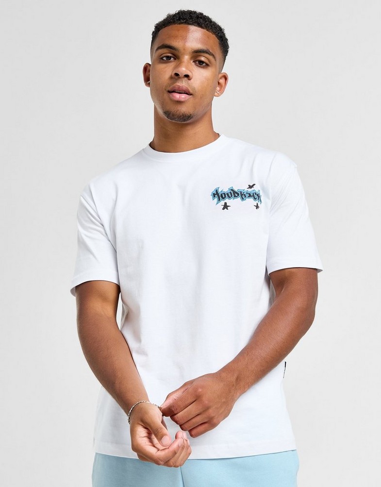 Чоловічі футболки HOODRICH ФУТБОЛКА GRAFFITI TEE WHT HR-0324-0412 Білий