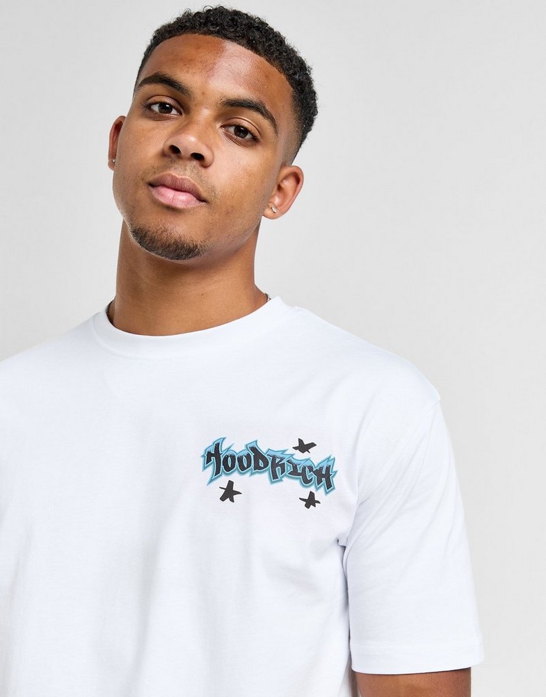 Чоловічі футболки HOODRICH ФУТБОЛКА GRAFFITI TEE WHT HR-0324-0412 Білий