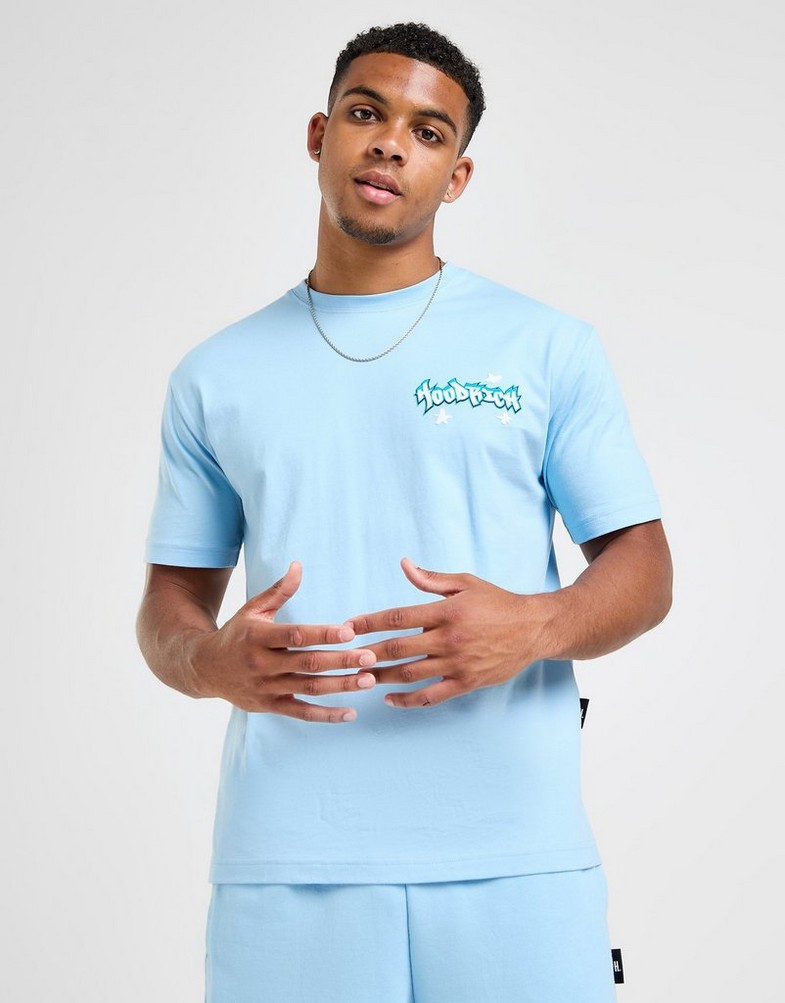 Мъжка тениска HOODRICH ТЕНИСКА GRAFFITI TEE SKY HR-0324-0413 Син
