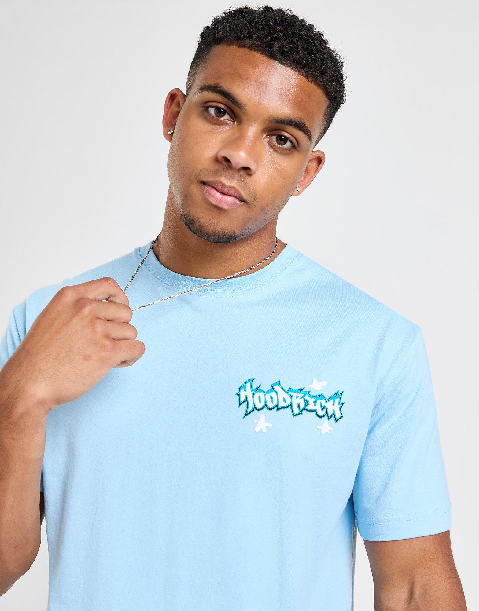 Чоловічі футболки HOODRICH ФУТБОЛКА GRAFFITI TEE SKY HR-0324-0413 Блакитний