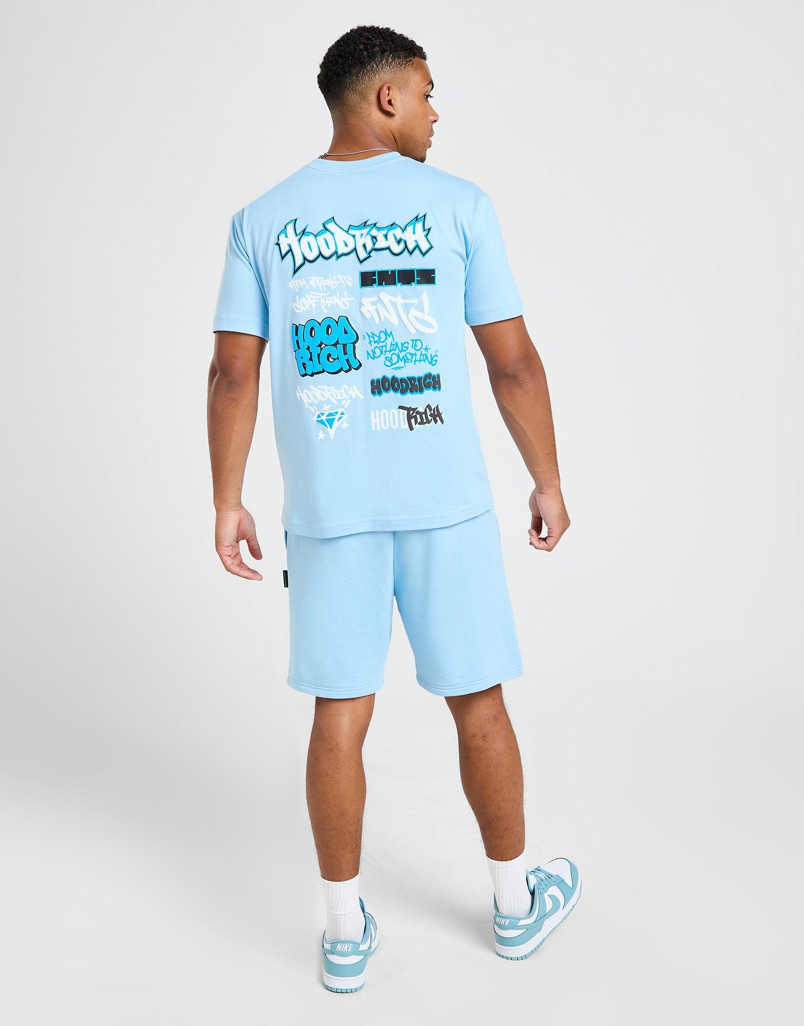 Чоловічі футболки HOODRICH ФУТБОЛКА GRAFFITI TEE SKY HR-0324-0413 Блакитний