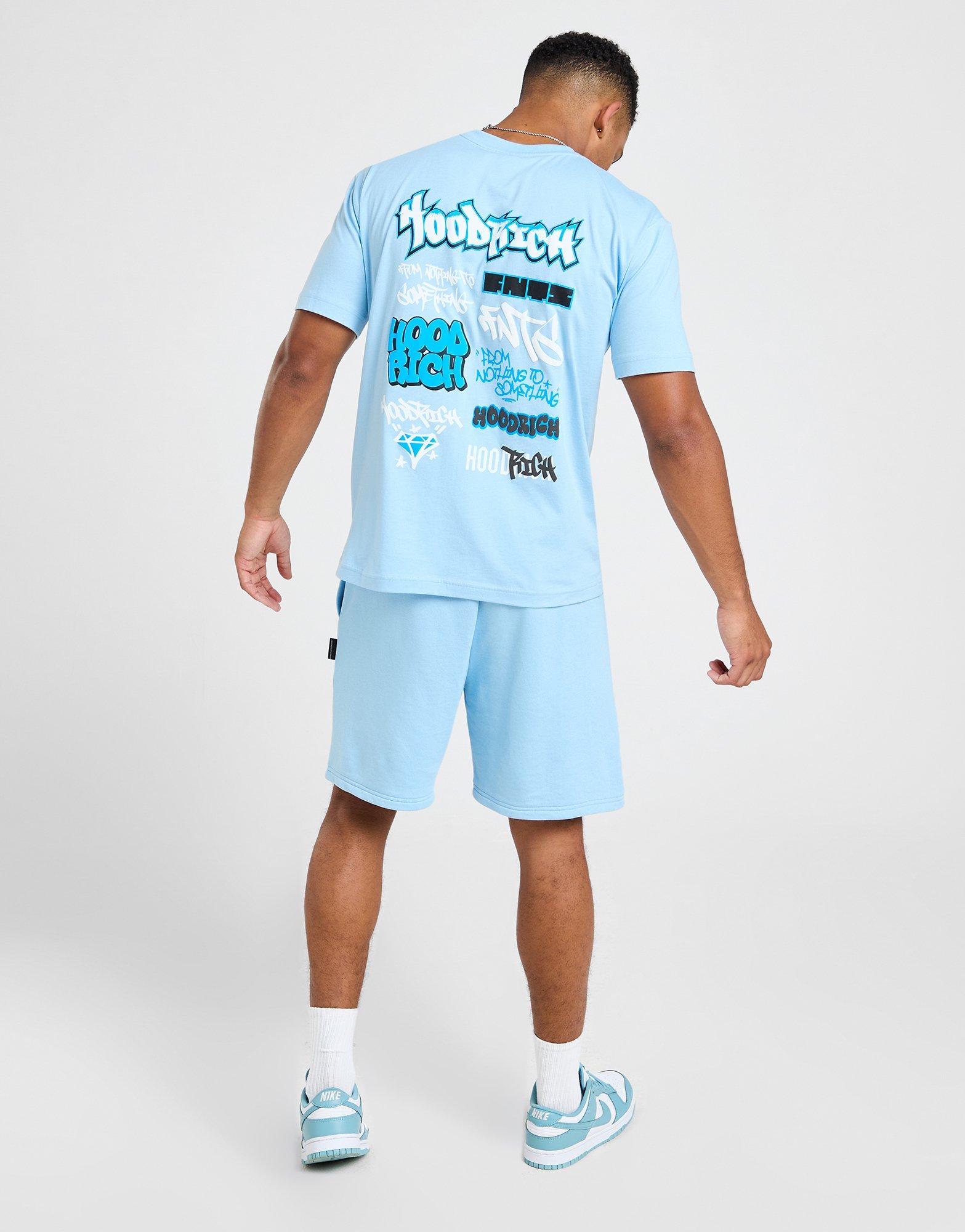 Мъжки шорти HOODRICH ШОРТИ GRAFFITI SHRT SKY HR-0324-0414 Син