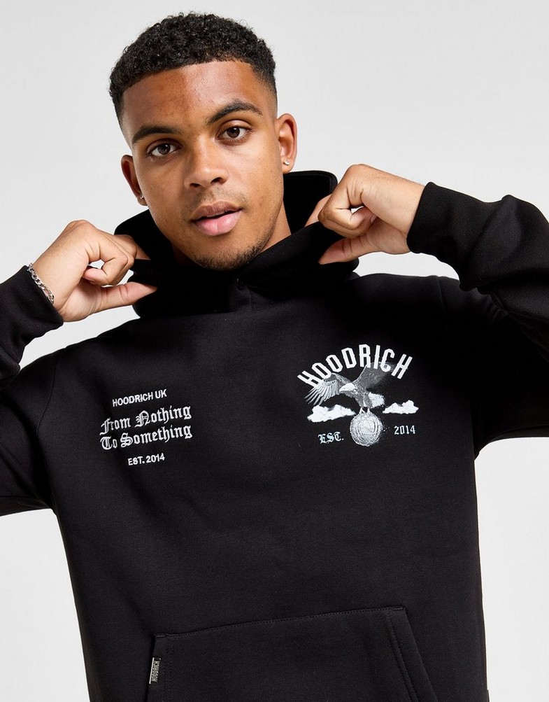 Чоловічі кофти HOODRICH КОФТА З КАПЮШОНОМ PREDATOR HOOD BLK HR-0324-0027 Чорний