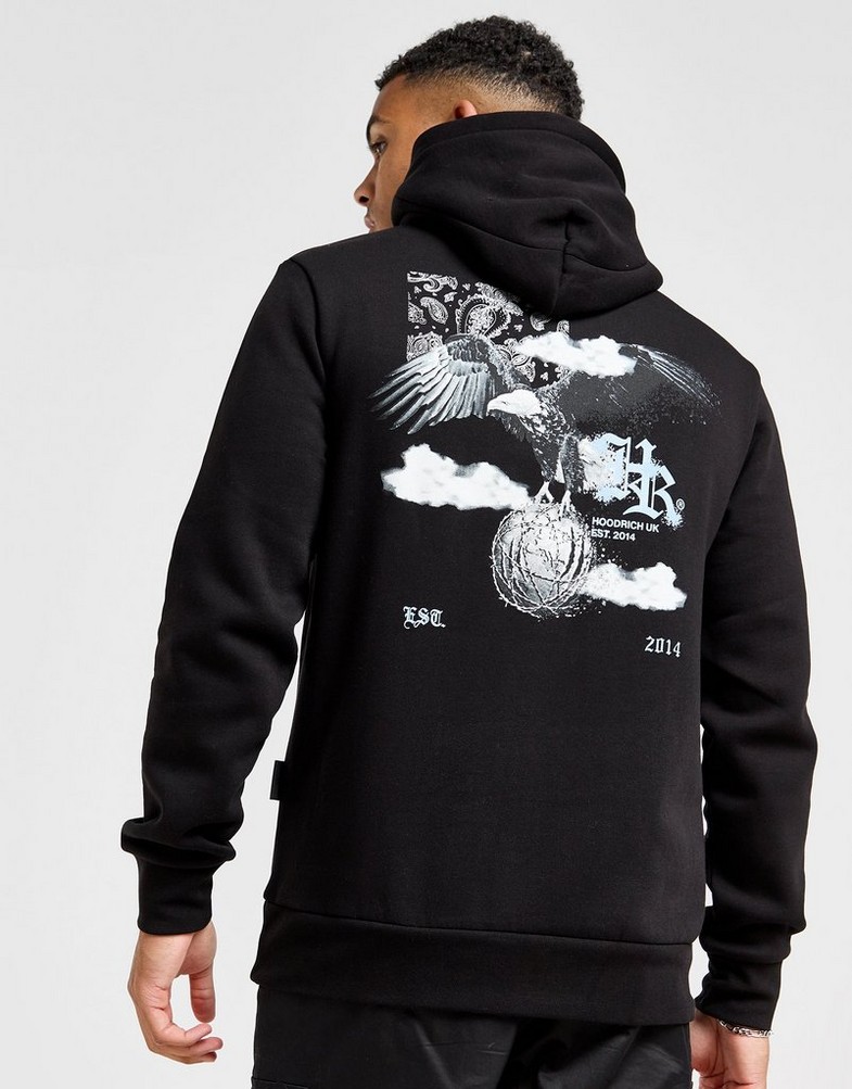 Чоловічі кофти HOODRICH КОФТА З КАПЮШОНОМ PREDATOR HOOD BLK HR-0324-0027 Чорний