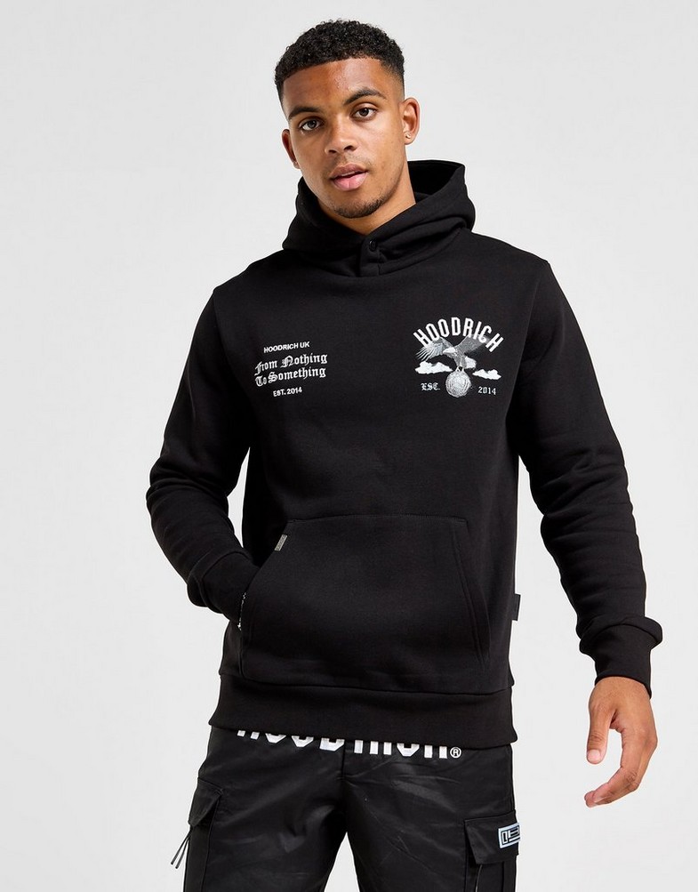 Чоловічі кофти HOODRICH КОФТА З КАПЮШОНОМ PREDATOR HOOD BLK HR-0324-0027 Чорний