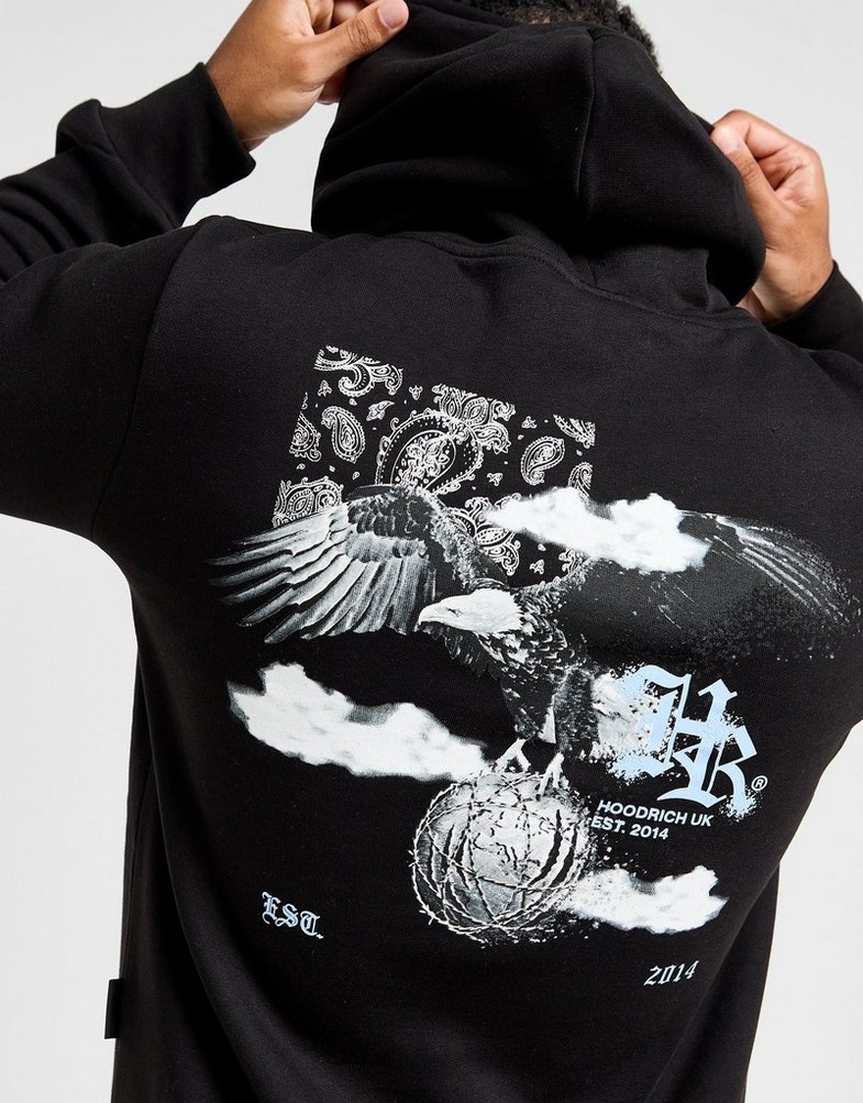 Чоловічі кофти HOODRICH КОФТА З КАПЮШОНОМ PREDATOR HOOD BLK HR-0324-0027 Чорний