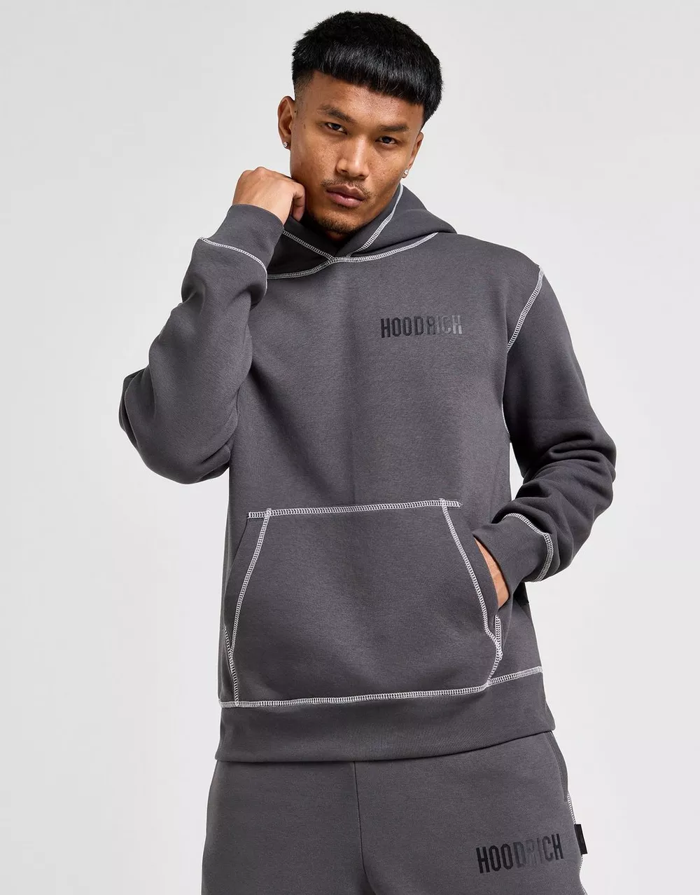 HOODRICH КОФТА З КАПЮШОНОМ STITCH HOOD GRY, фото 1 з 5