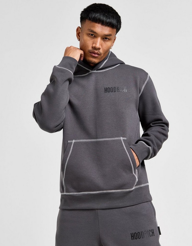 Чоловічі кофти HOODRICH КОФТА З КАПЮШОНОМ STITCH HOOD GRY HR-0324-0367 Сірий
