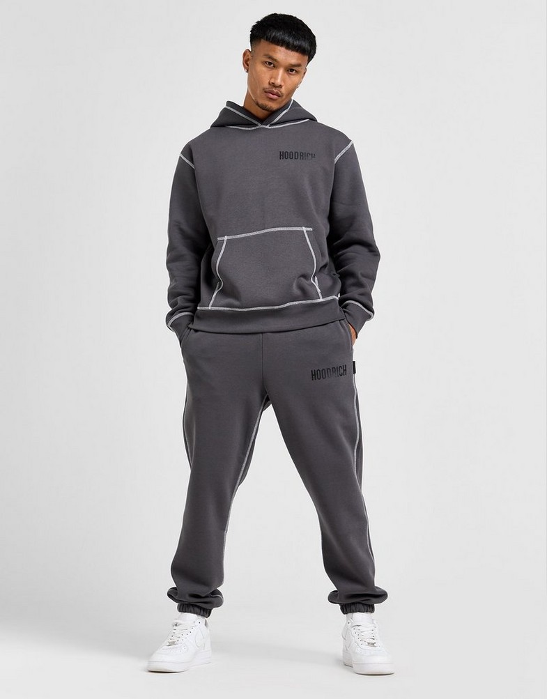 Чоловічі кофти HOODRICH КОФТА З КАПЮШОНОМ STITCH HOOD GRY HR-0324-0367 Сірий