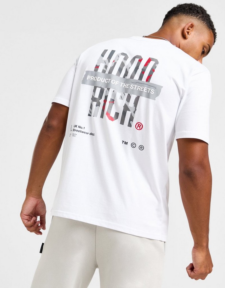 Чоловічі футболки HOODRICH ФУТБОЛКА TERRITORY TEE WHT HR-0324-0044 Білий