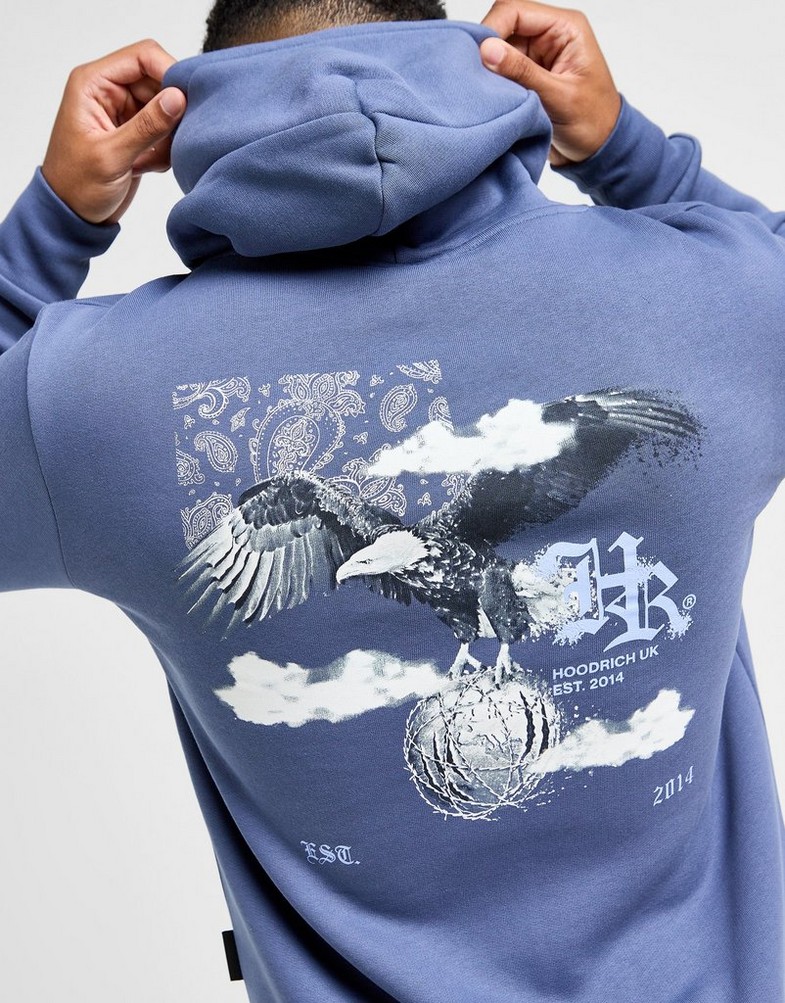 Bluza męska HOODRICH BLUZA Z KAPTUREM PREDATOR HD STORMY HR-0324-0032 Niebieski