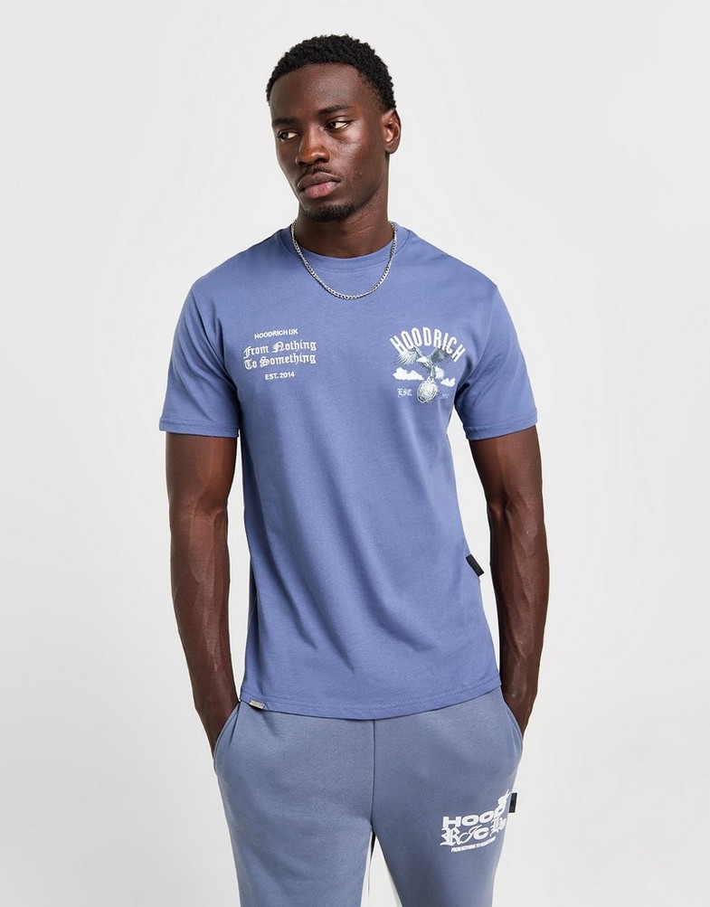 Pánske tričko HOODRICH TRIČKO PREDATOR TEE STORMY HR-0324-0035 Modrá