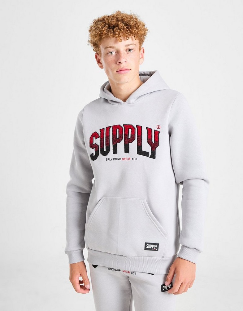SUPPLY&DEMAND BLUZA Z KAPTUREM ZUNI HD MCHP SUPTJB17348057 Szary