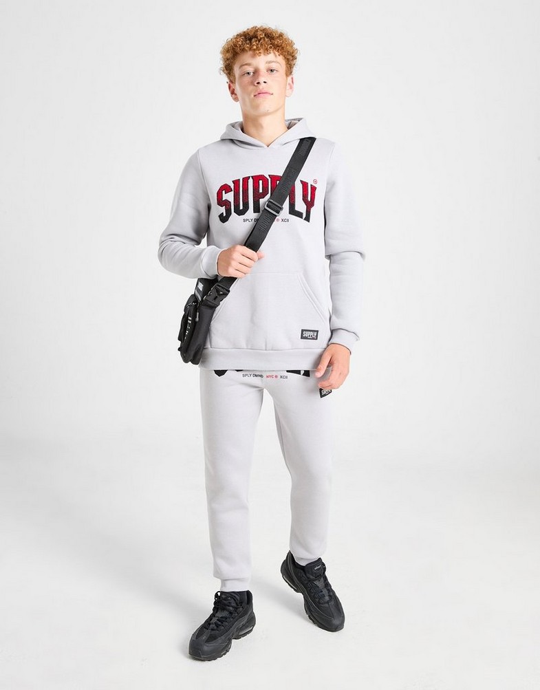 SUPPLY&DEMAND BLUZA Z KAPTUREM ZUNI HD MCHP SUPTJB17348057 Szary