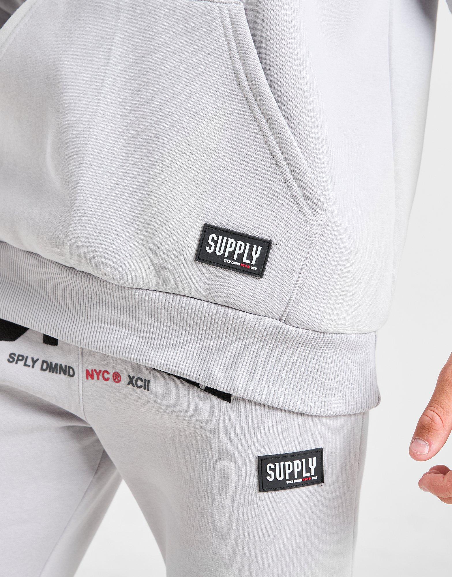 Dječji gornji dio trenirke SUPPLY&DEMAND VESTA S KAPULJAČOM ZUNI HD MCHP SUPTJB17348057 siva