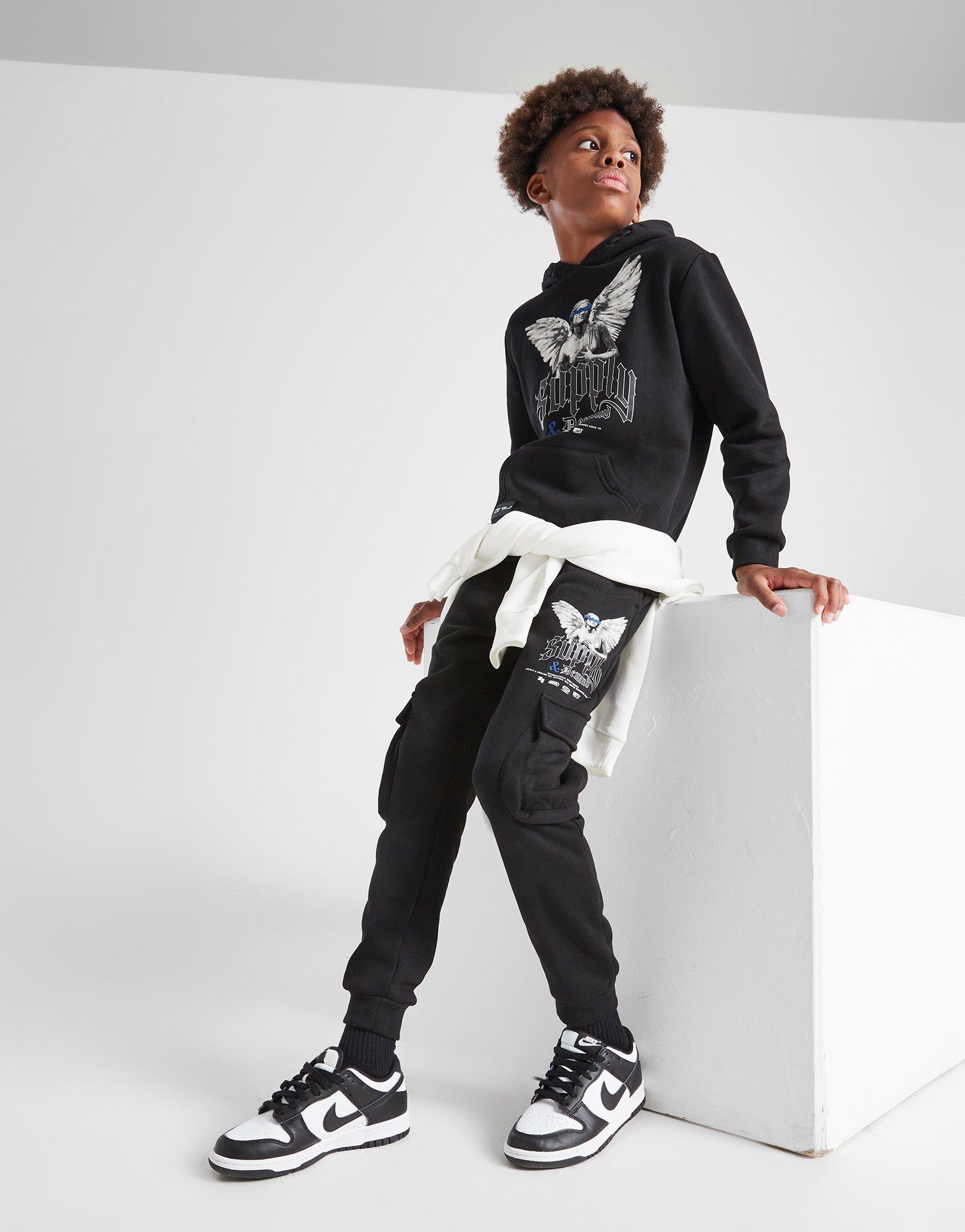 SUPPLY&DEMAND BLUZA Z KAPTUREM ARGON OH HD BLK SUPTJB17188007 Czarny