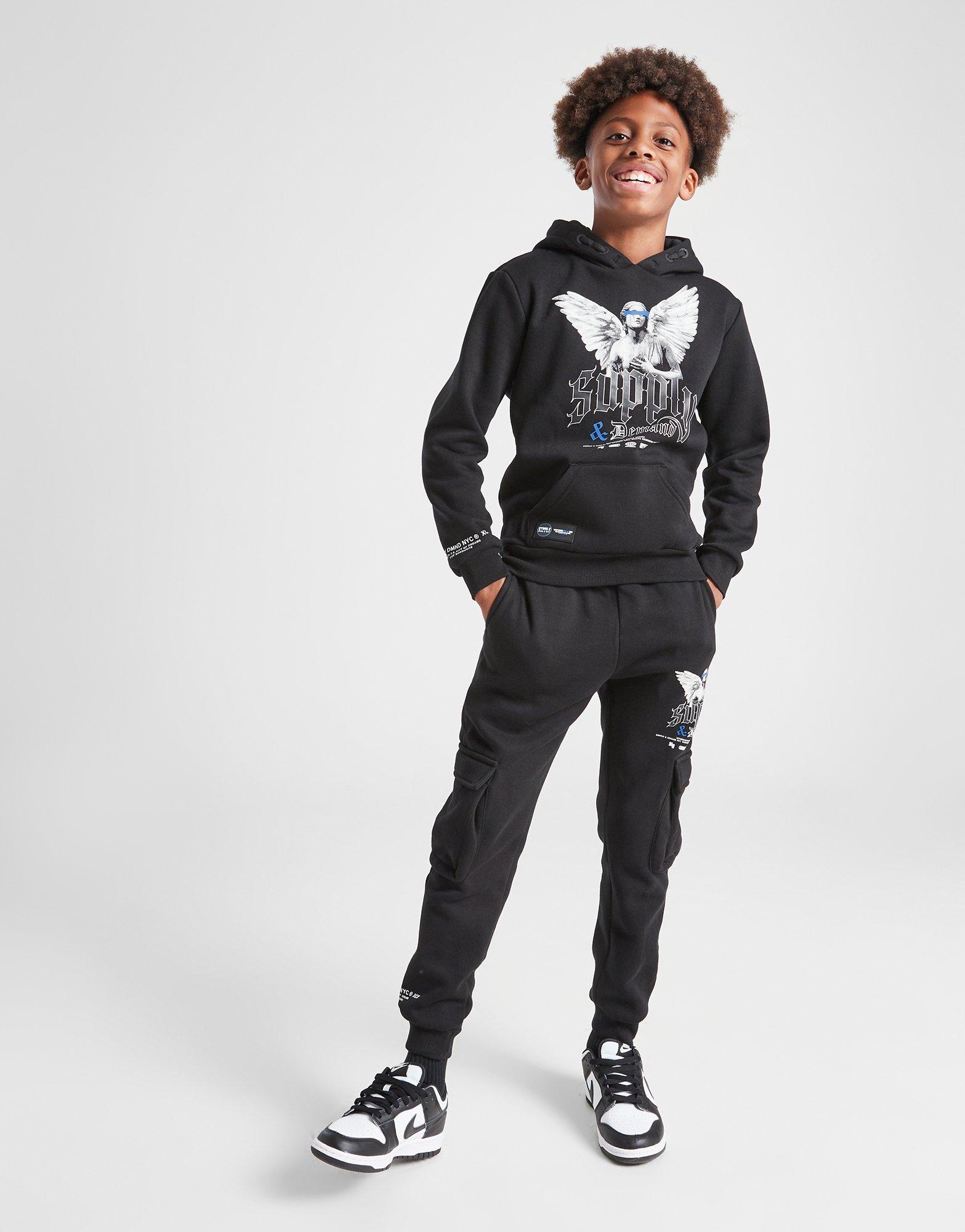 SUPPLY&DEMAND BLUZA Z KAPTUREM ARGON OH HD BLK SUPTJB17188007 Czarny