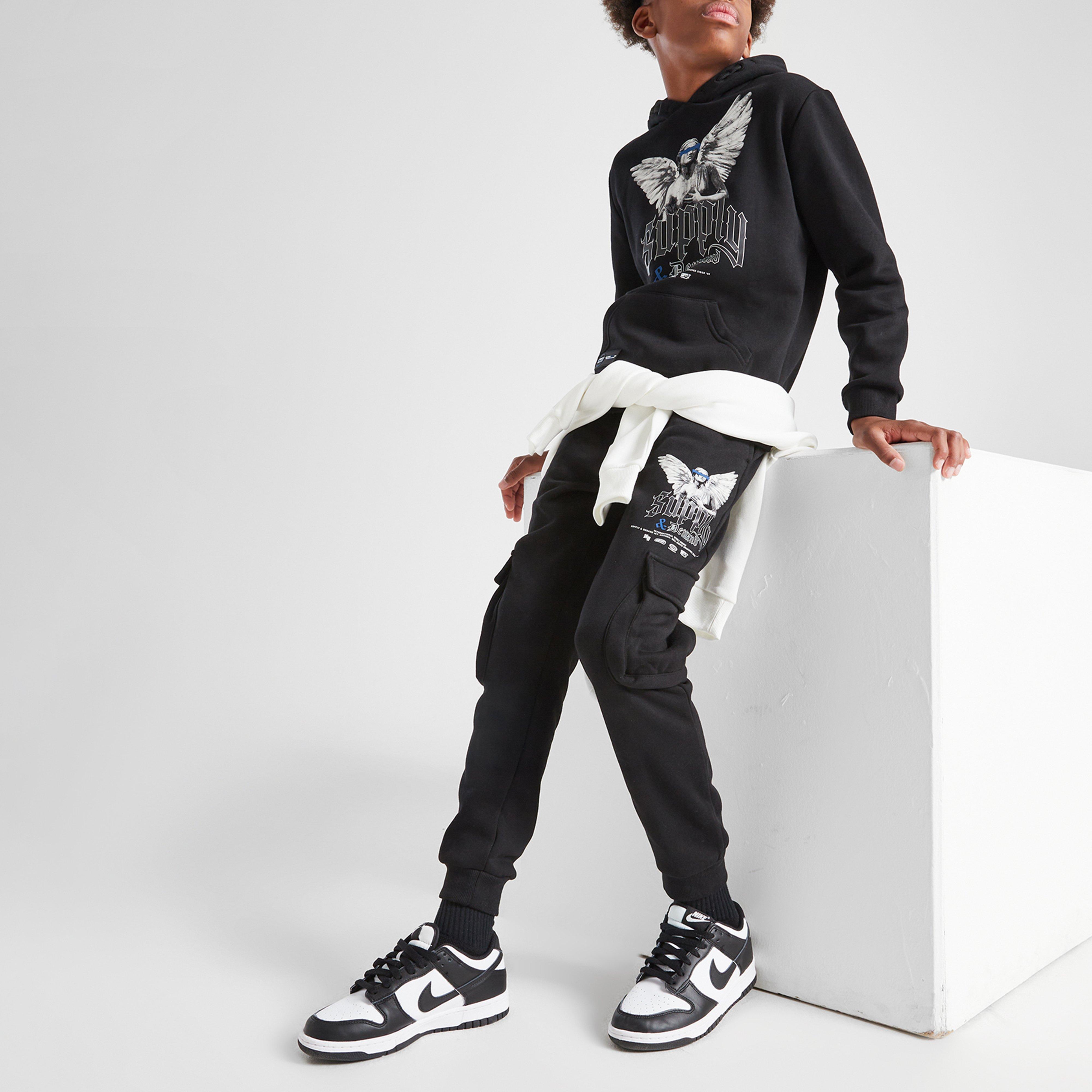 Gyerek melegítőnadrág és jogger SUPPLY&DEMAND NADRÁG ARGON JOG PNT BLK