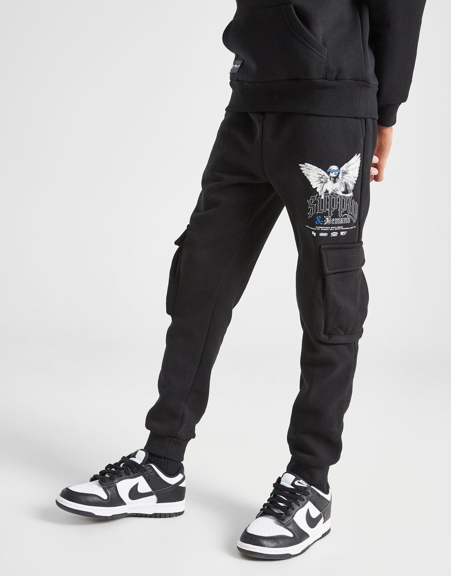 SUPPLY&DEMAND SPODNIE ARGON JOG PNT BLK SUPTJB17187007 Czarny