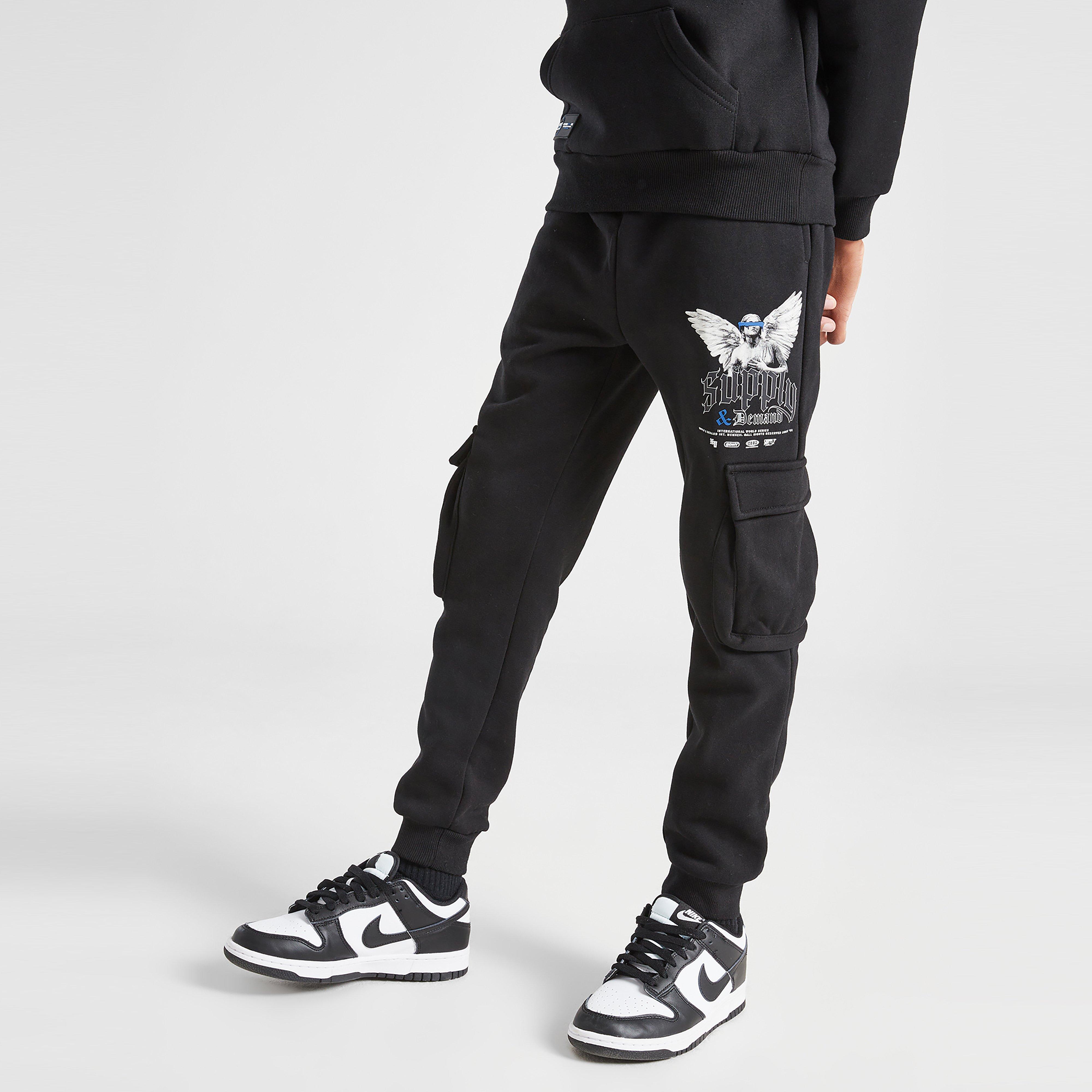 Gyerek melegítőnadrág és jogger SUPPLY&DEMAND NADRÁG ARGON JOG PNT BLK