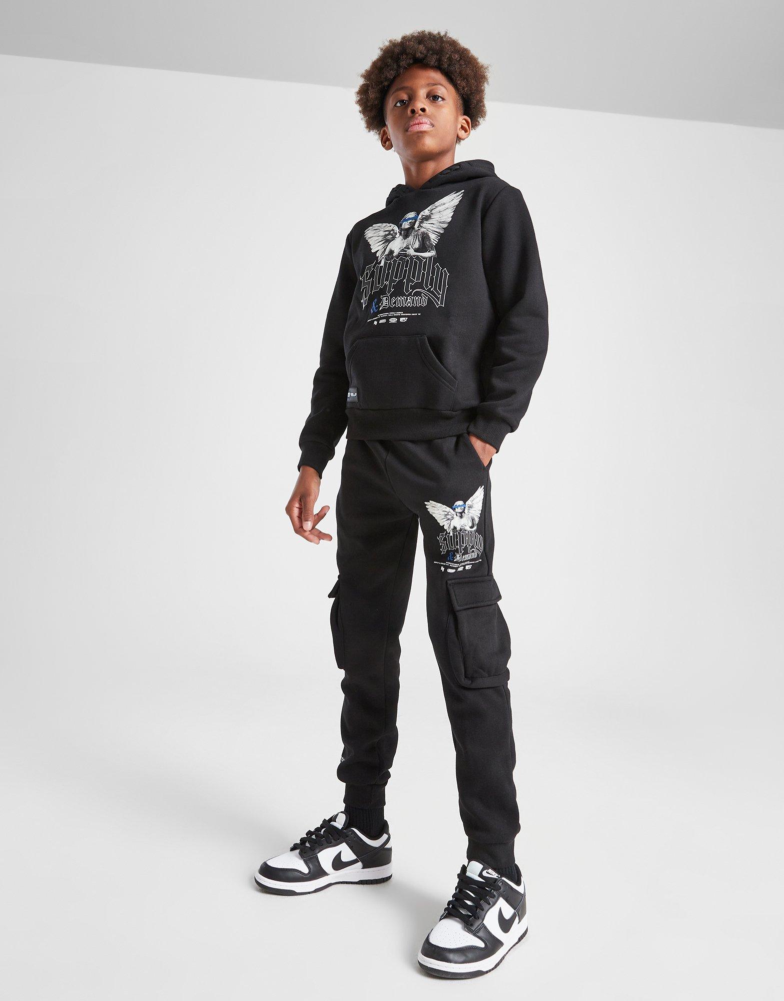 SUPPLY&DEMAND SPODNIE ARGON JOG PNT BLK SUPTJB17187007 Czarny