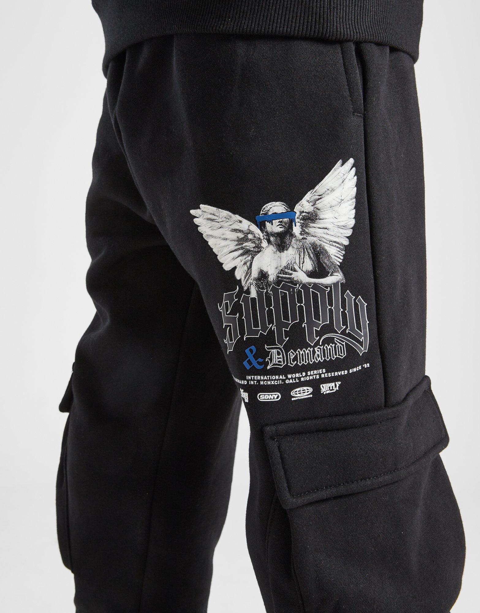 SUPPLY&DEMAND SPODNIE ARGON JOG PNT BLK SUPTJB17187007 Czarny