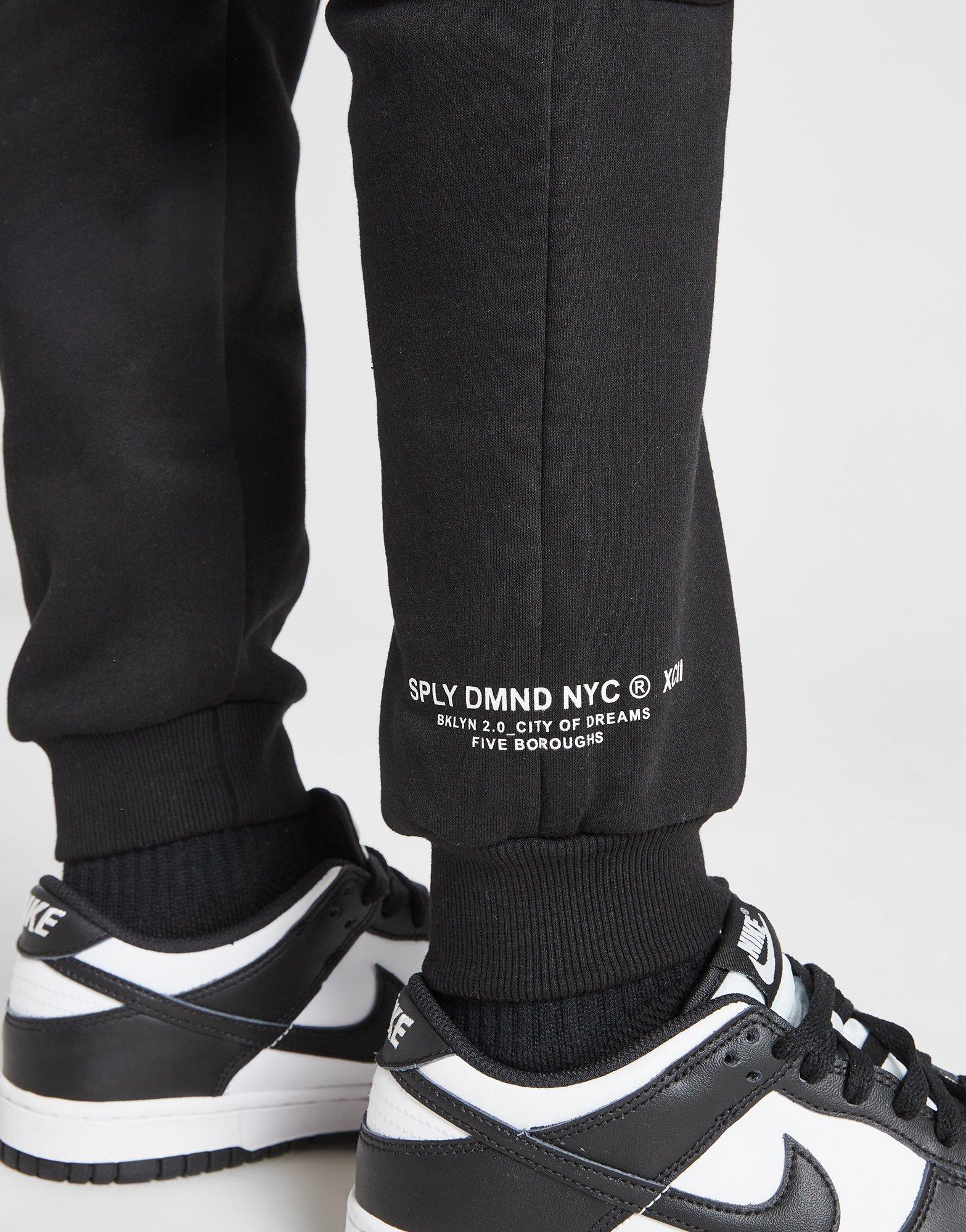 SUPPLY&DEMAND SPODNIE ARGON JOG PNT BLK SUPTJB17187007 Czarny