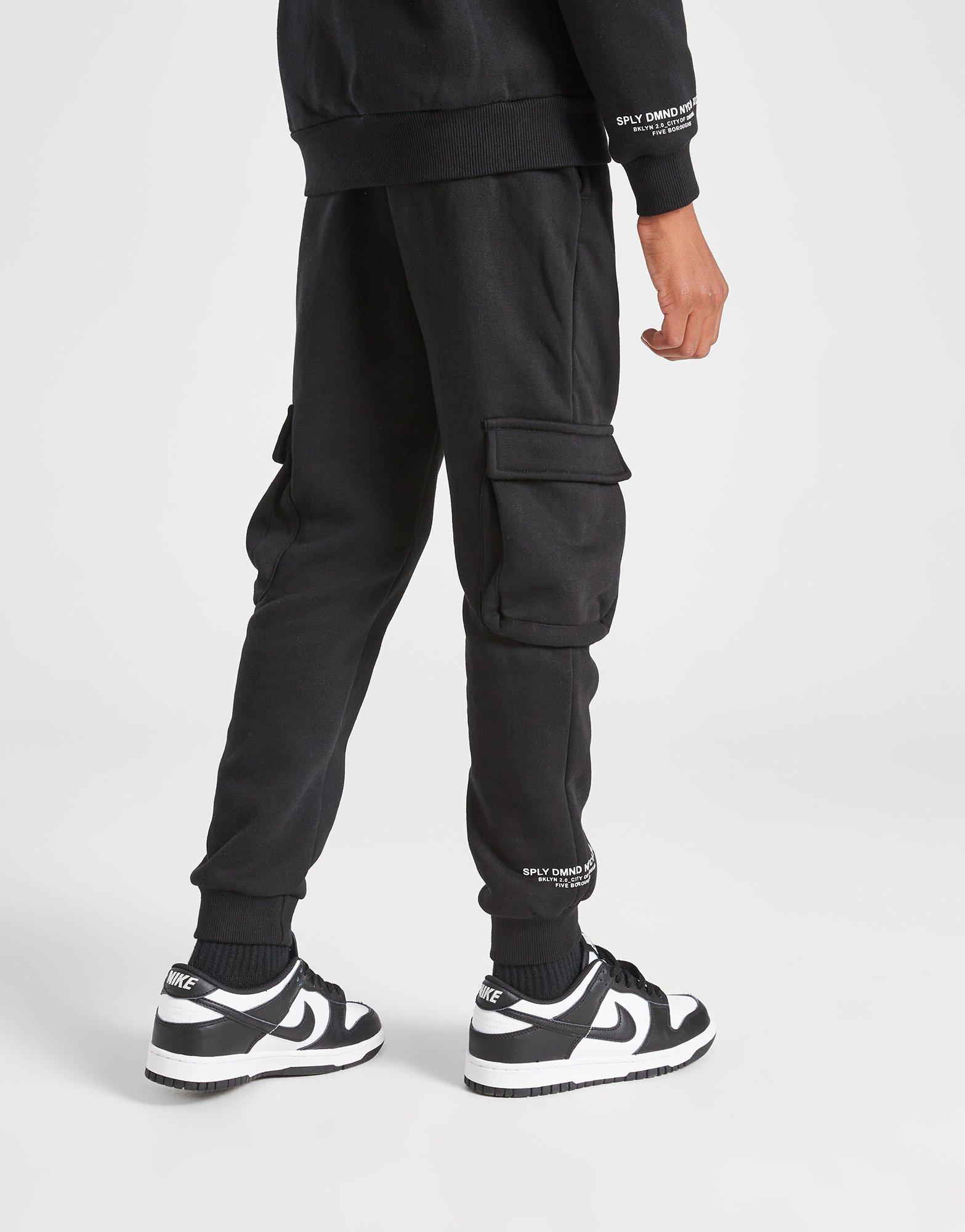 SUPPLY&DEMAND SPODNIE ARGON JOG PNT BLK SUPTJB17187007 Czarny