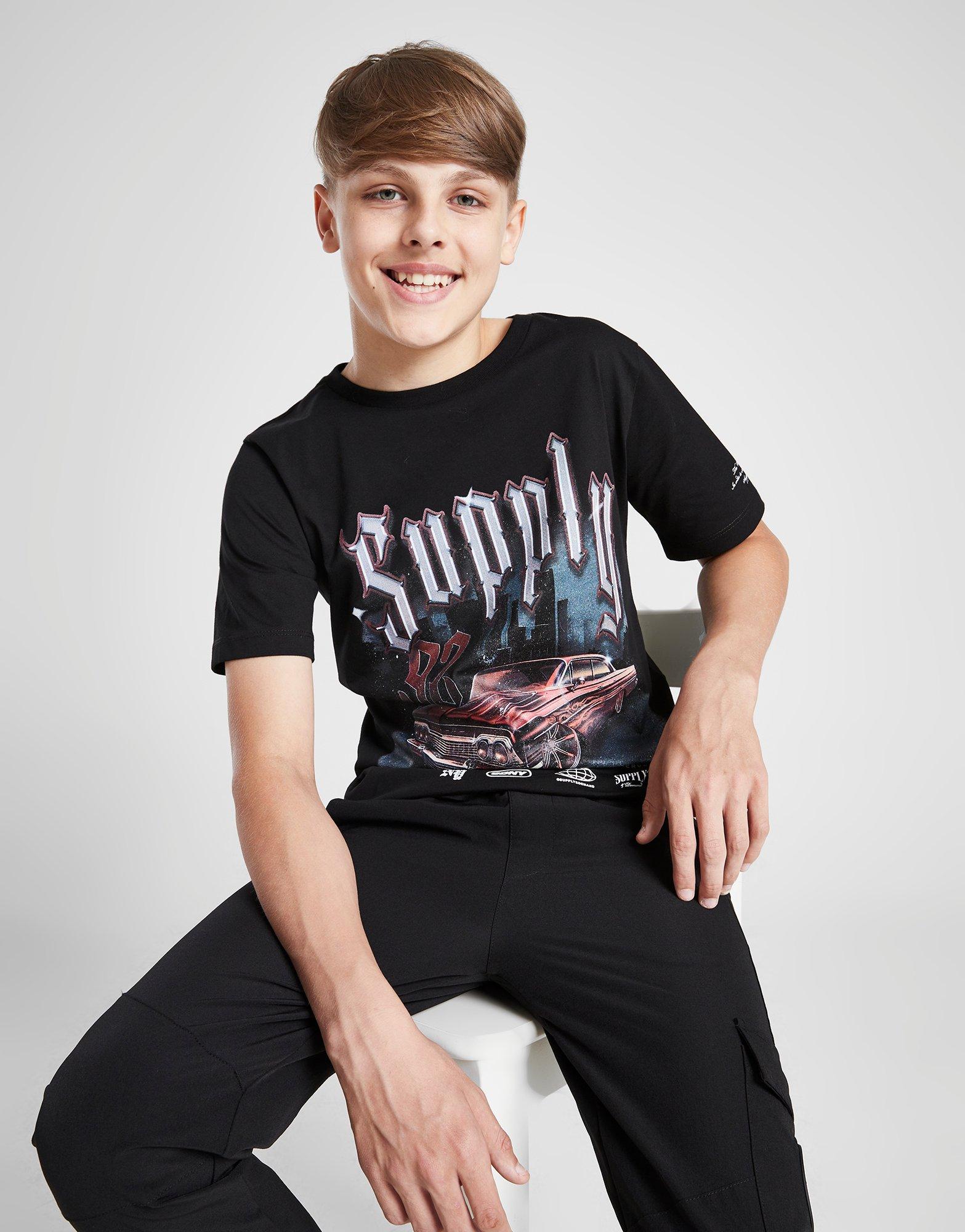 Детска тениска SUPPLY&DEMAND ТЕНИСКА RIDER TEE BLK SUPTJB17306068 Черен