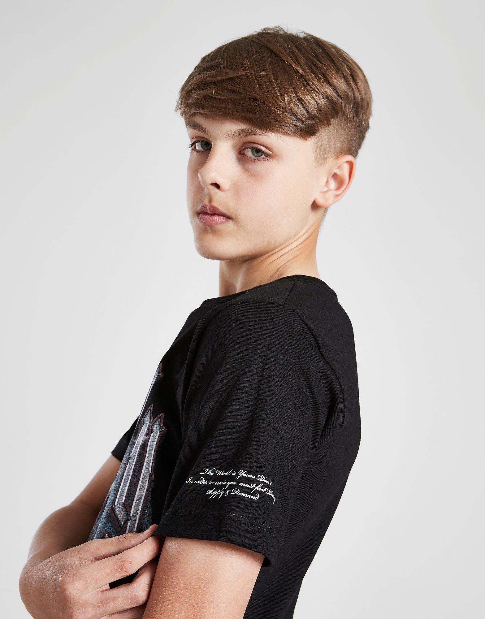 Детска тениска SUPPLY&DEMAND ТЕНИСКА RIDER TEE BLK SUPTJB17306068 Черен