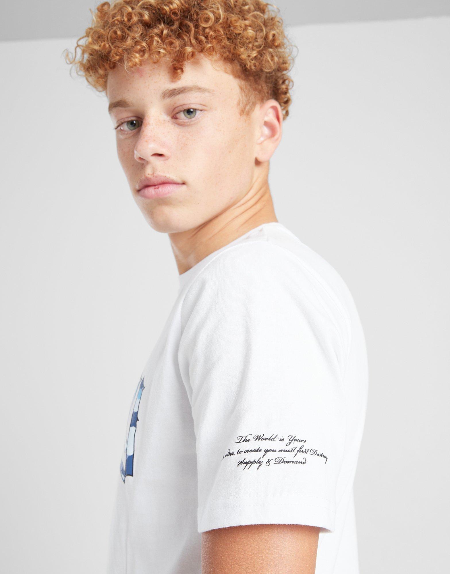 Detské tričko SUPPLY&DEMAND TRIČKO HYDRO T-SHT WHT SUPTJB17201010 Bílá