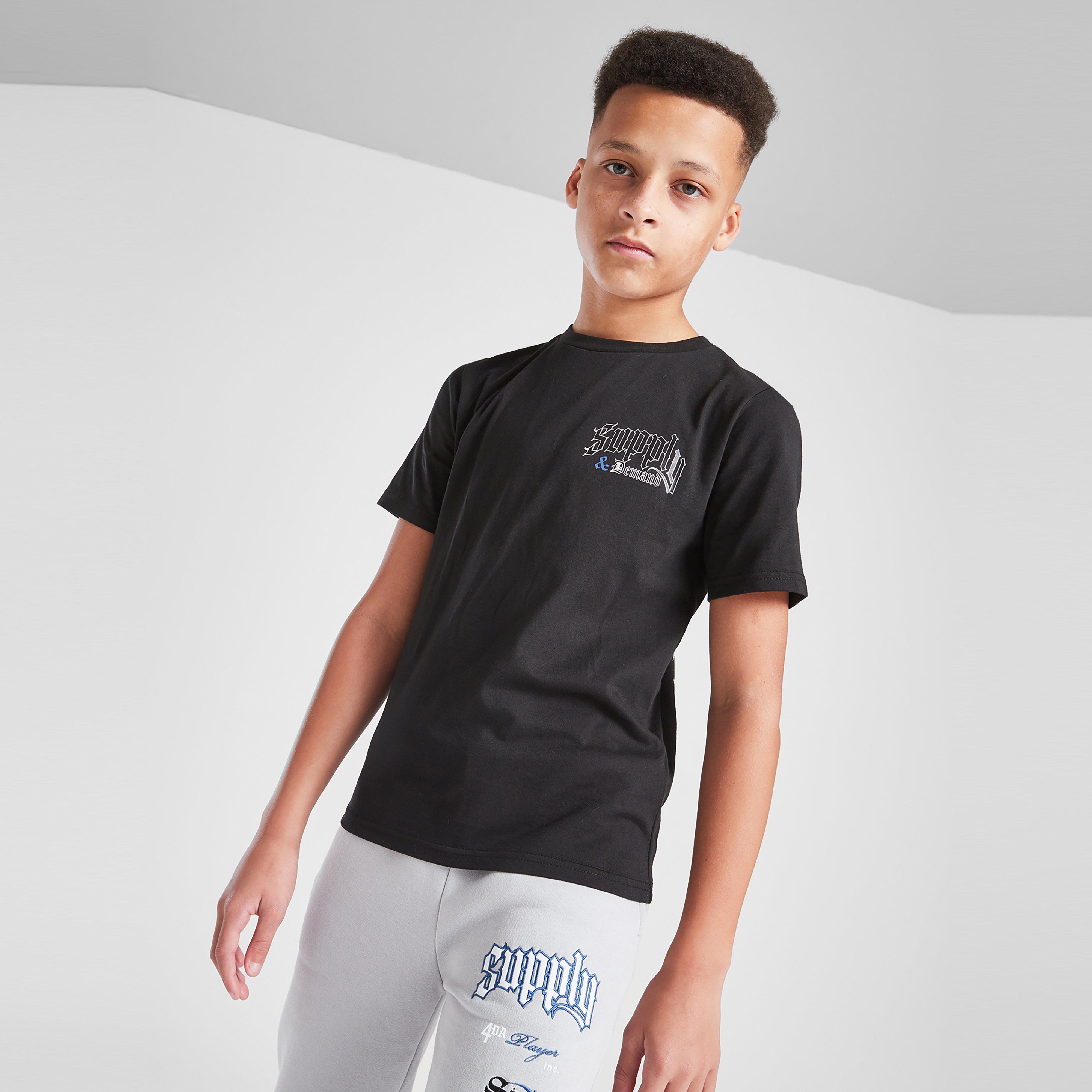 Gyerek póló SUPPLY&DEMAND PÓLÓ ARGON T-SHT BLK