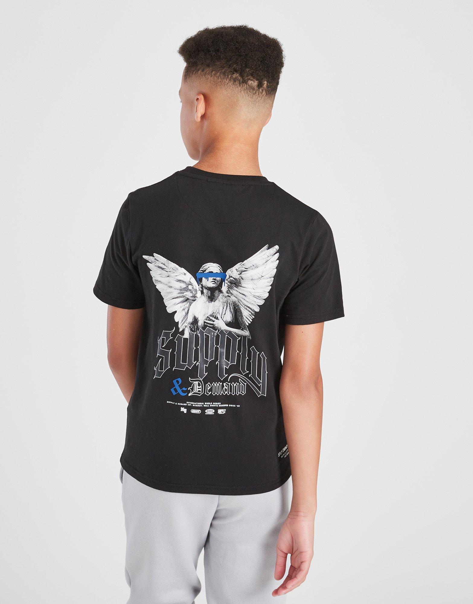 Detské tričko SUPPLY&DEMAND TRIČKO ARGON T-SHT BLK SUPTJB17189007 Černá