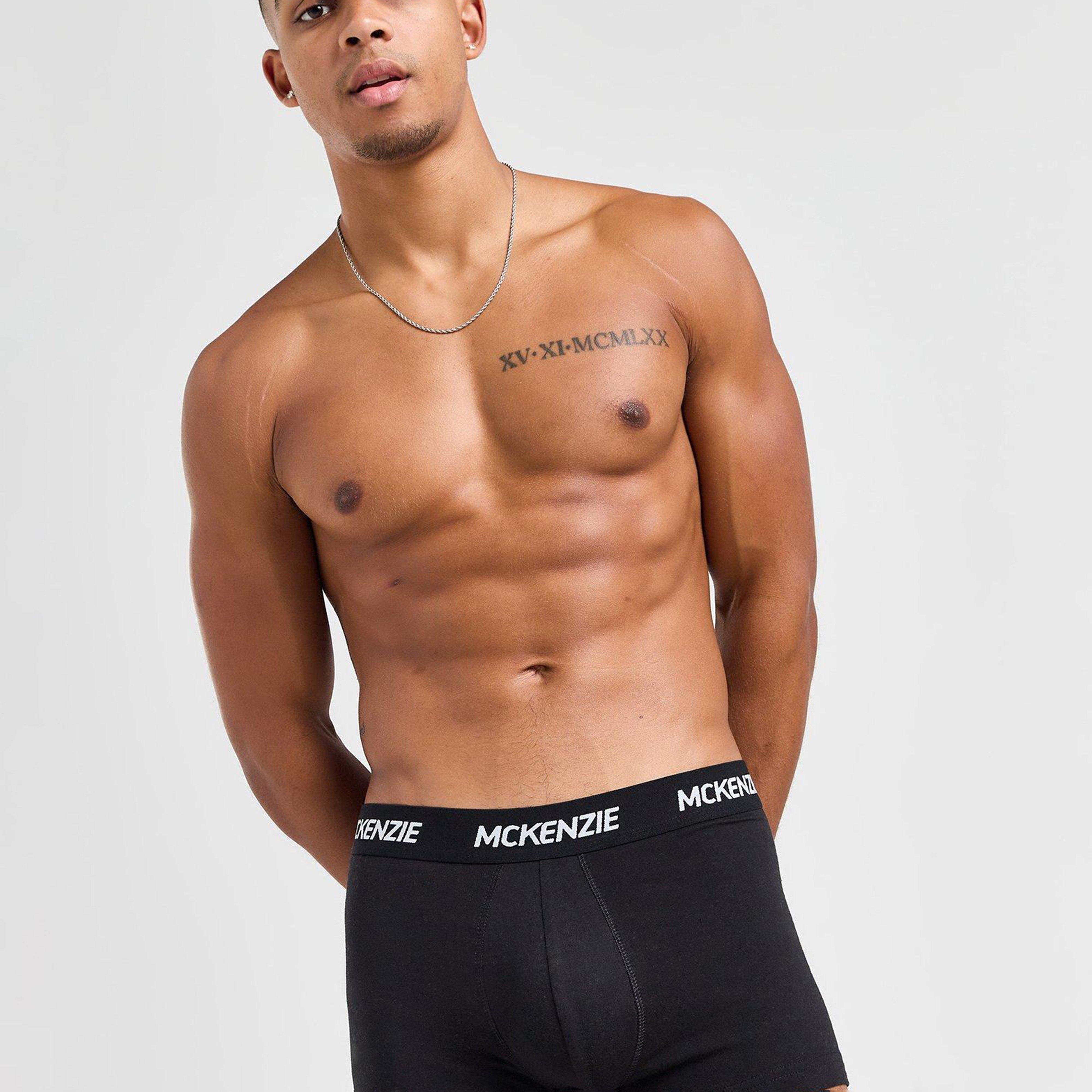 Férfi fehérnemű MCKENZIE BOXERALSÓ WYATT 3 PACK OF BOXER SHORTS