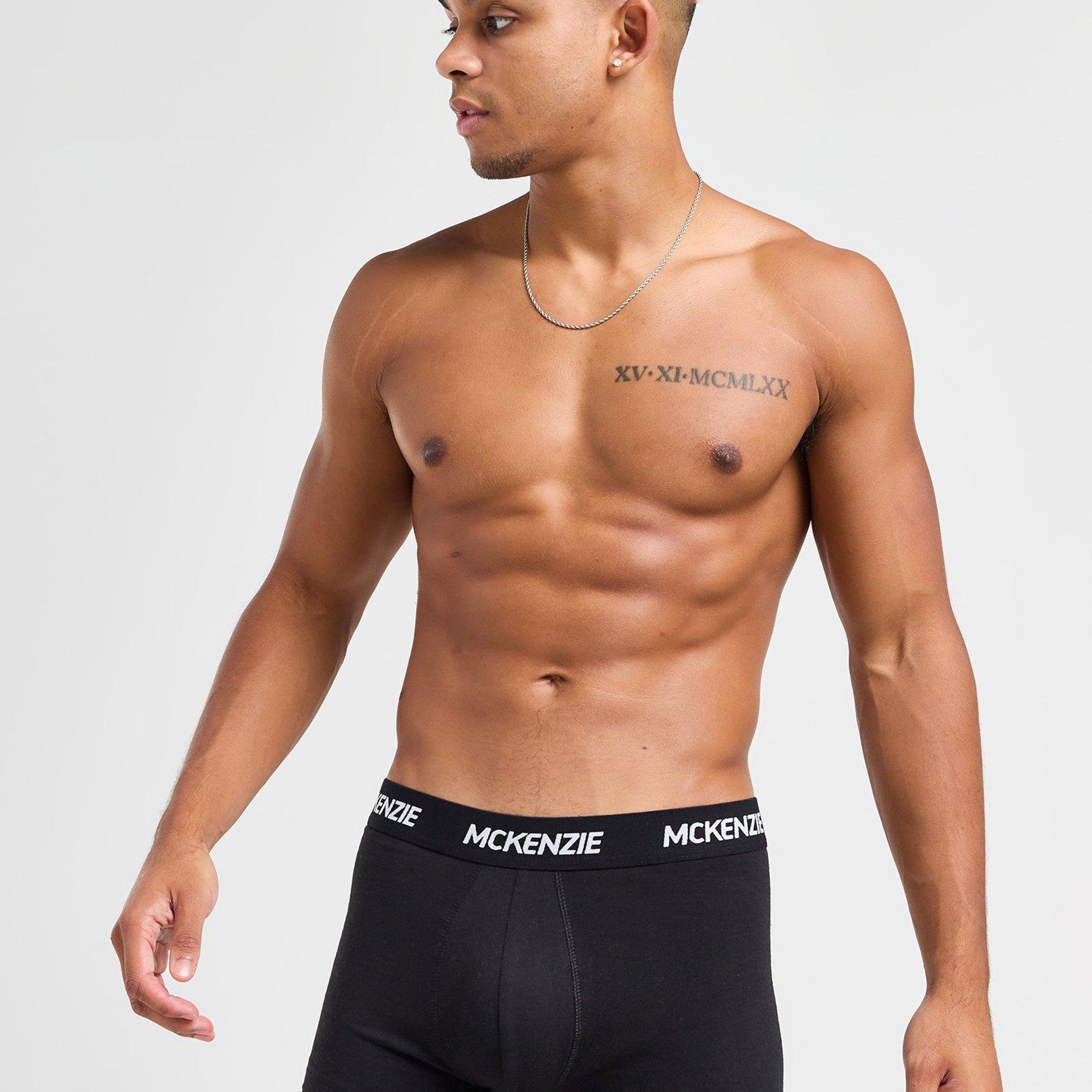 Férfi fehérnemű MCKENZIE BOXERALSÓ WYATT 3 PACK OF BOXER SHORTS