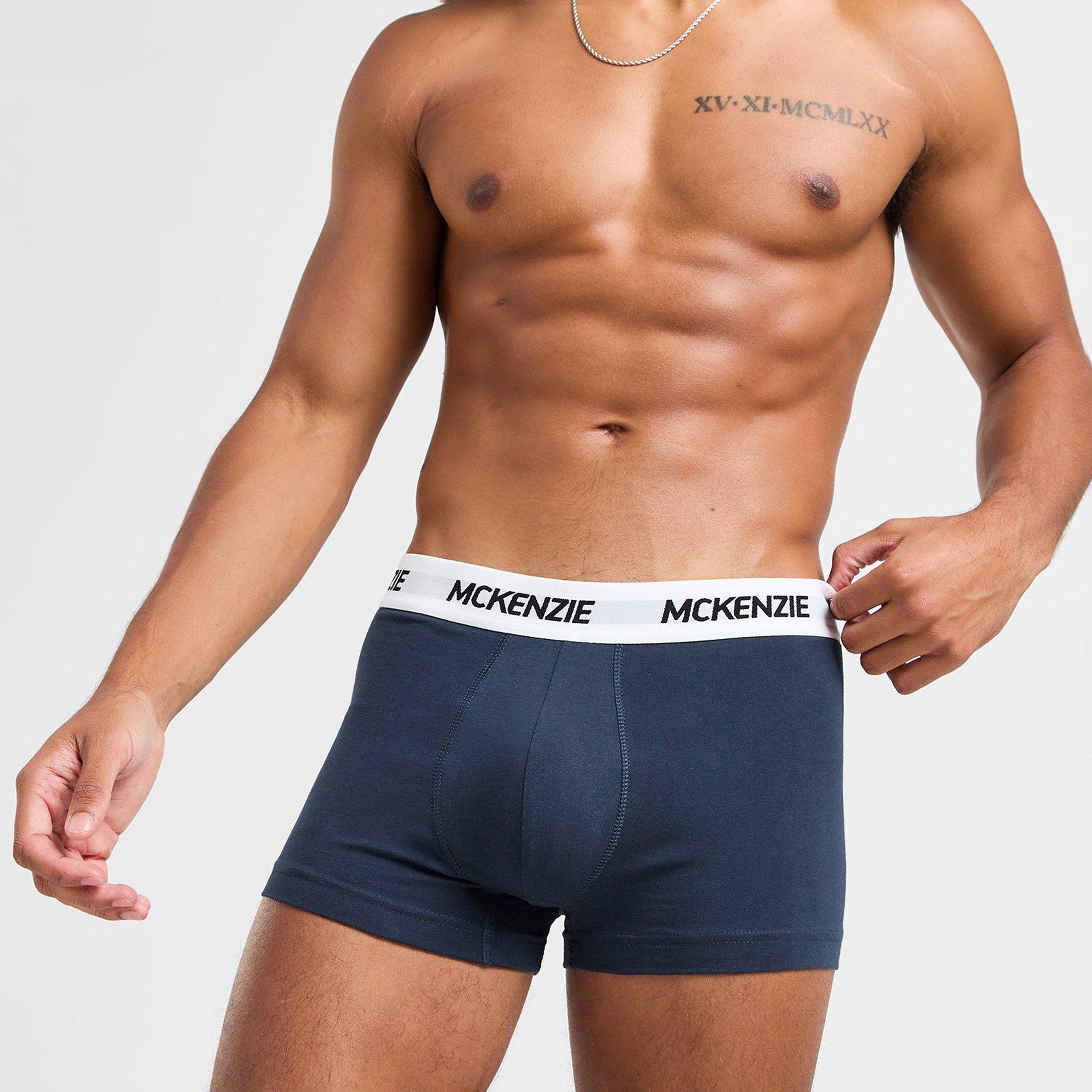 Férfi fehérnemű MCKENZIE BOXERALSÓ WYATT 3 PACK OF BOXER SHORTS