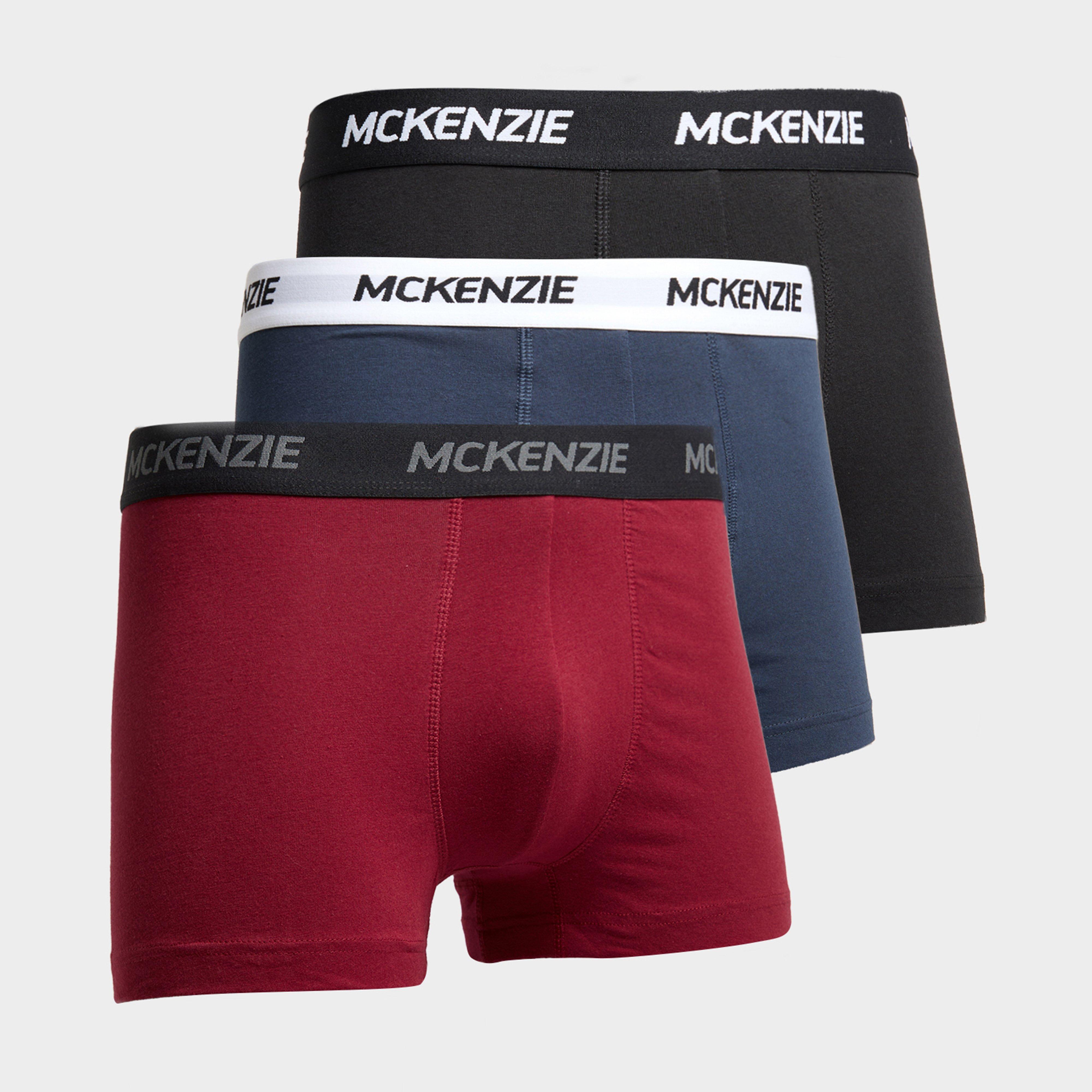 Férfi fehérnemű MCKENZIE BOXERALSÓ WYATT 3 PACK OF BOXER SHORTS