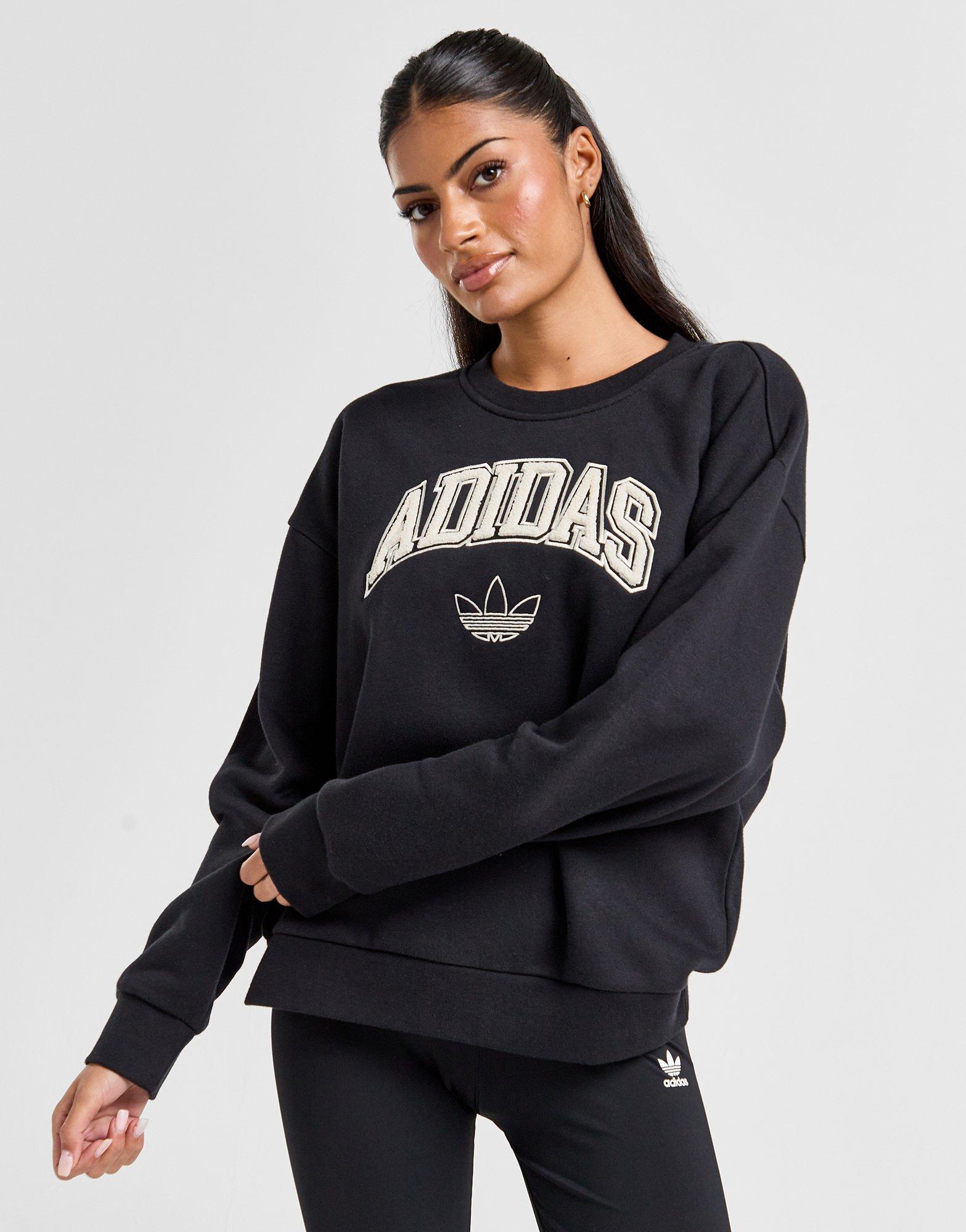 Dámska mikina ADIDAS MIKINA CREW JI9828 Čierna