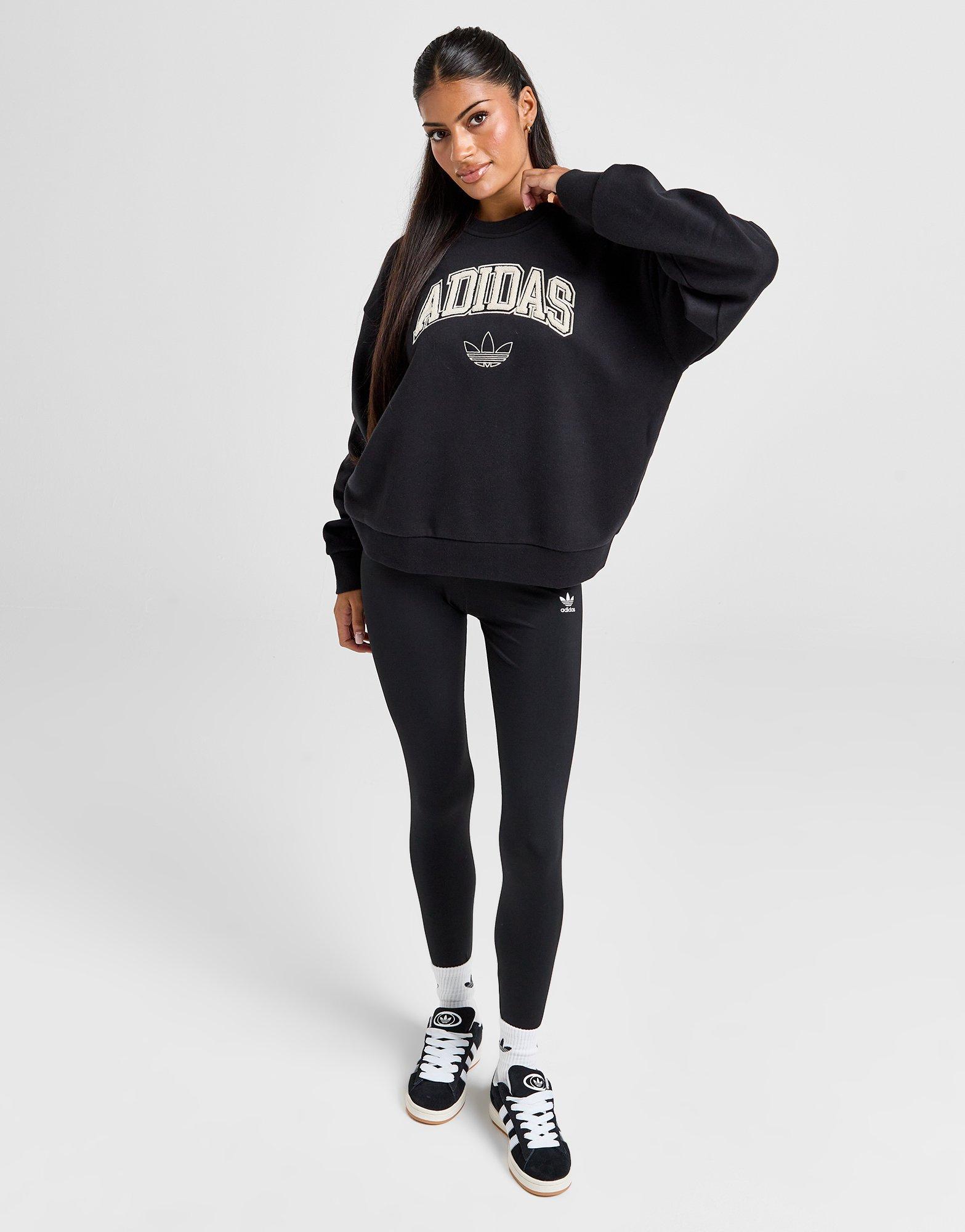 Dámska mikina ADIDAS MIKINA CREW JI9828 Čierna