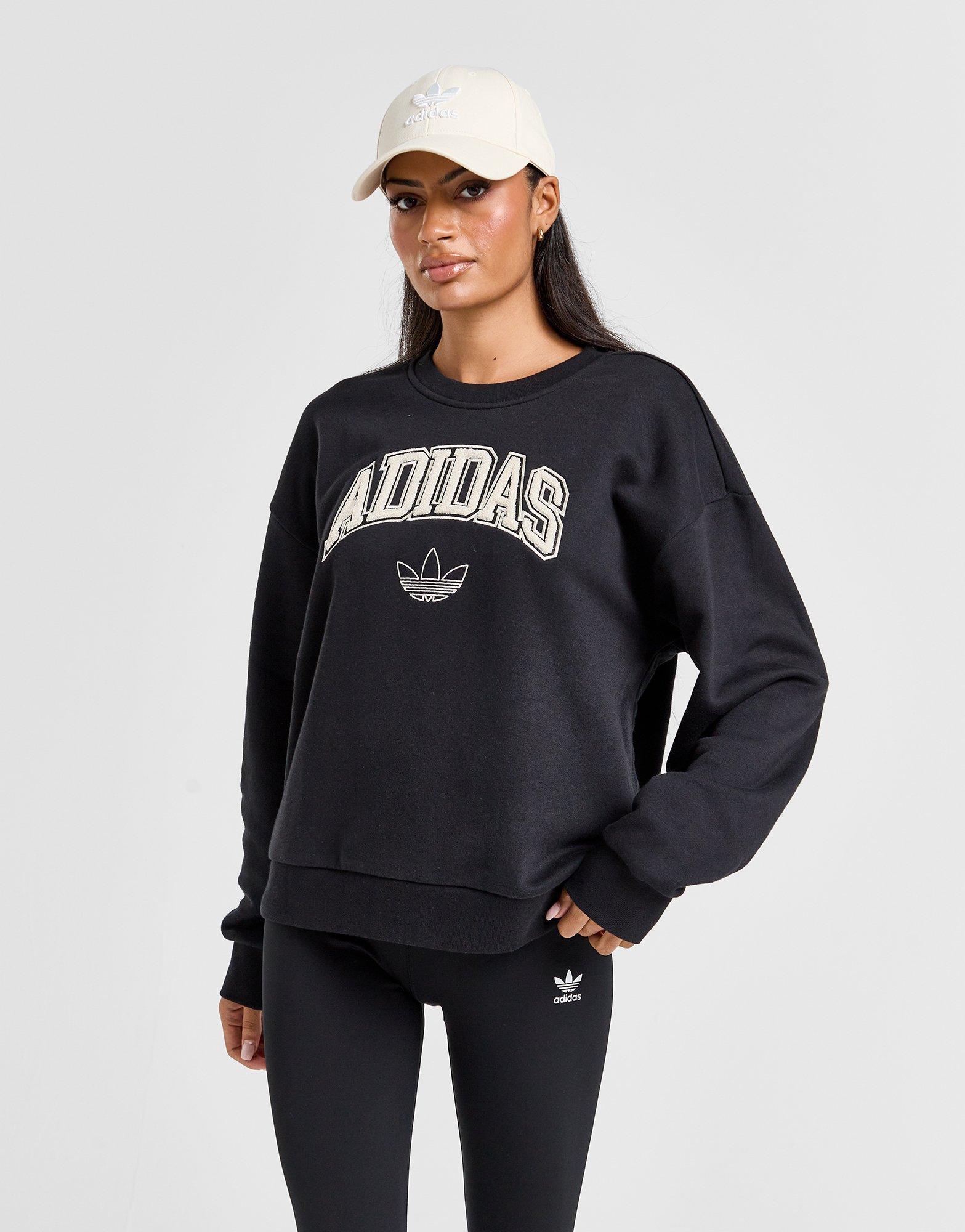 Dámska mikina ADIDAS MIKINA CREW JI9828 Čierna