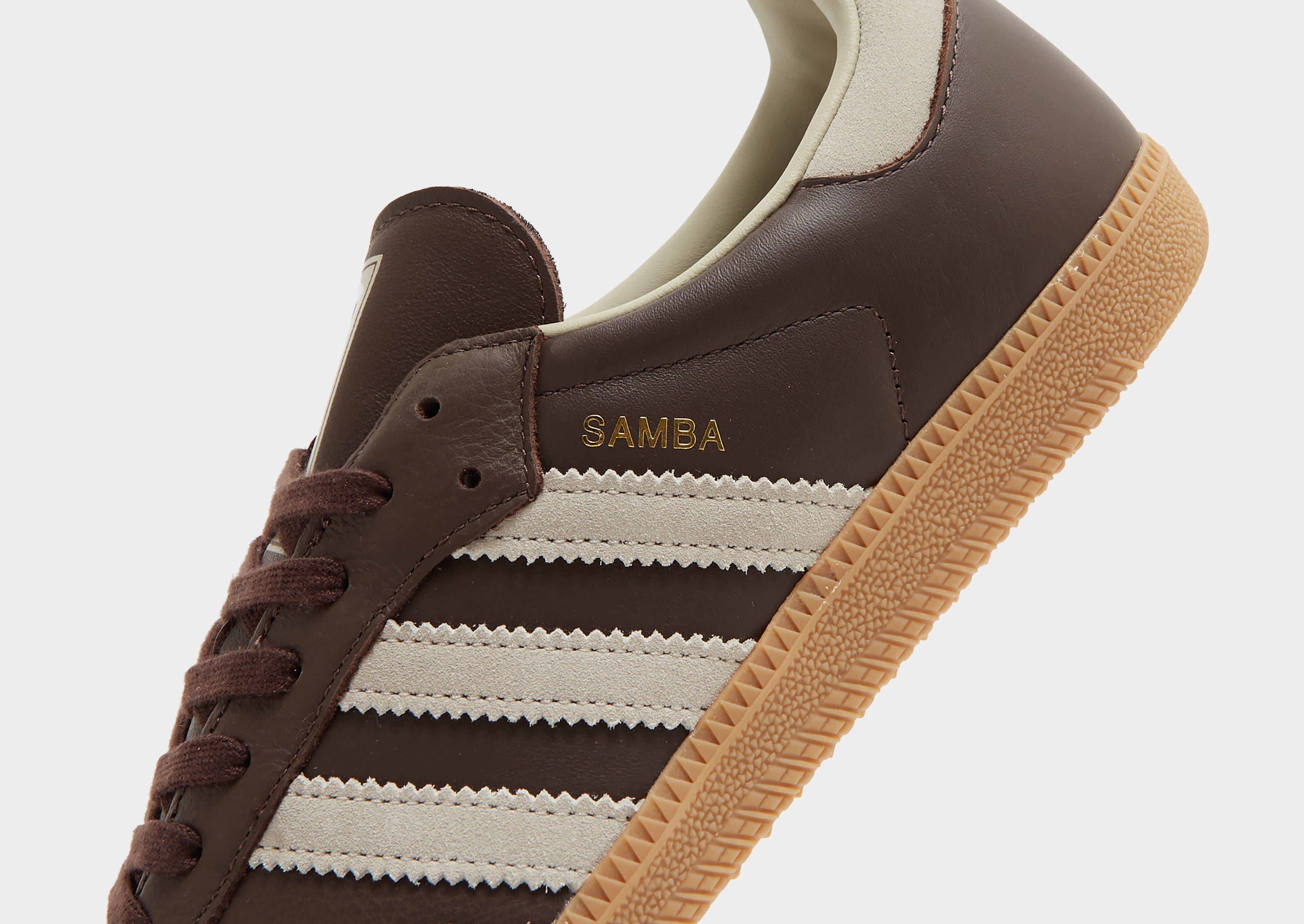 Buty sneakersy męskie ADIDAS SAMBA OG ID1481 Brązowy