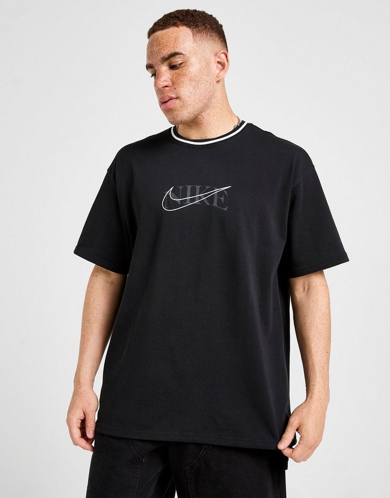 Koszulka, t-shirt męski NIKE T-SHIRT TEE FZ7972-010 Czarny