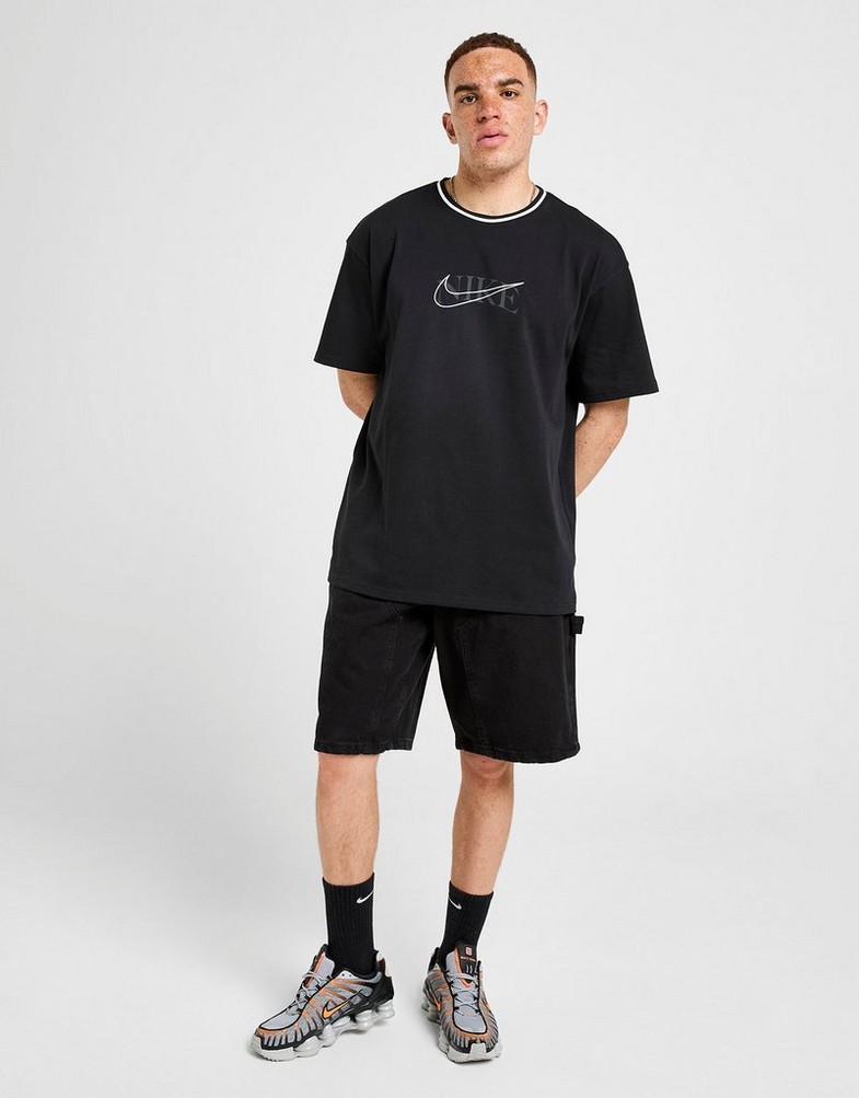 Koszulka, t-shirt męski NIKE T-SHIRT TEE FZ7972-010 Czarny