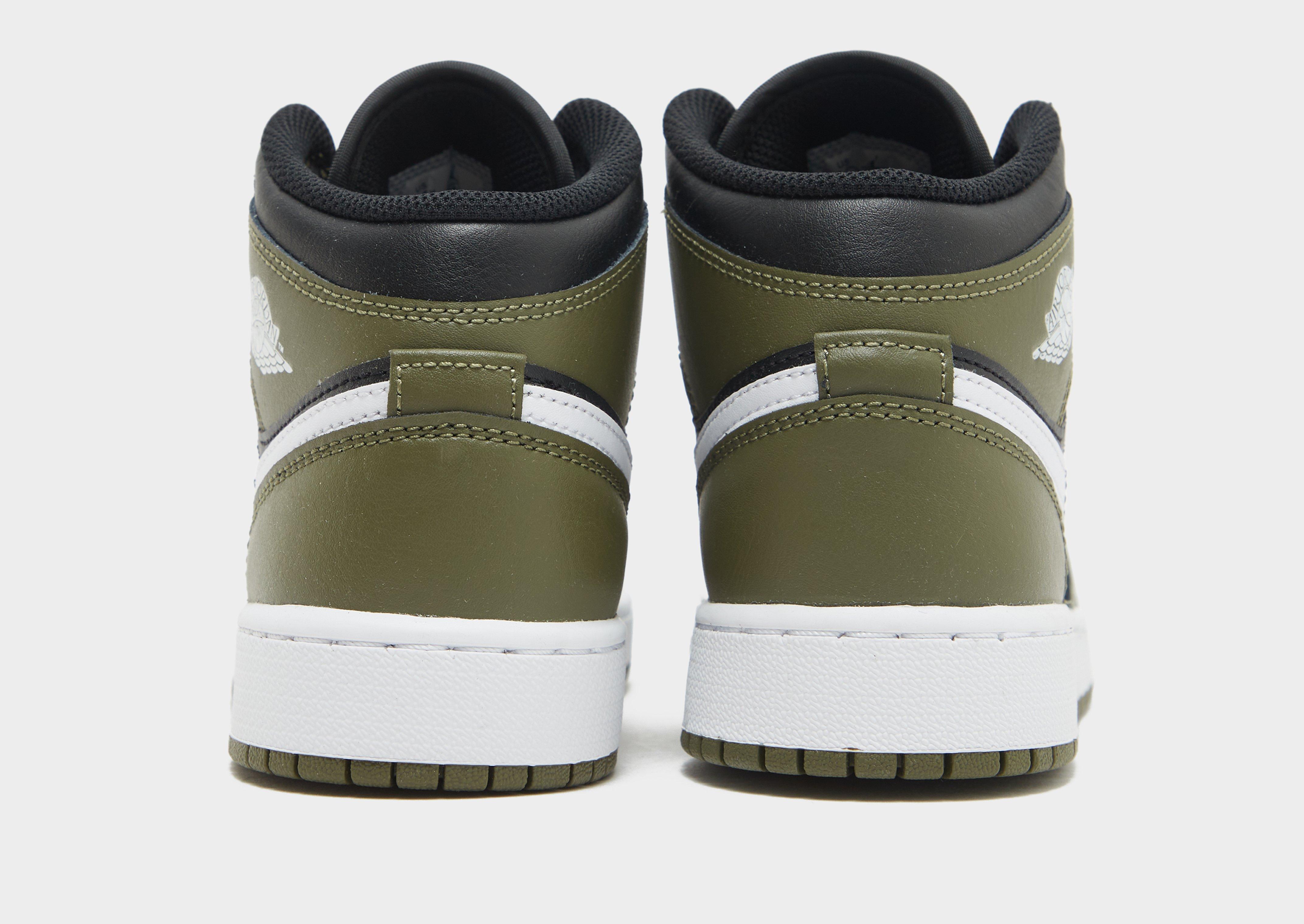 Kedai vaikams AIR JORDAN 1 MID DQ8423-092 Rusvai žalsva