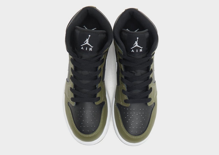 Дитячі кросівки AIR JORDAN 1 MID DQ8423-092 Хакі